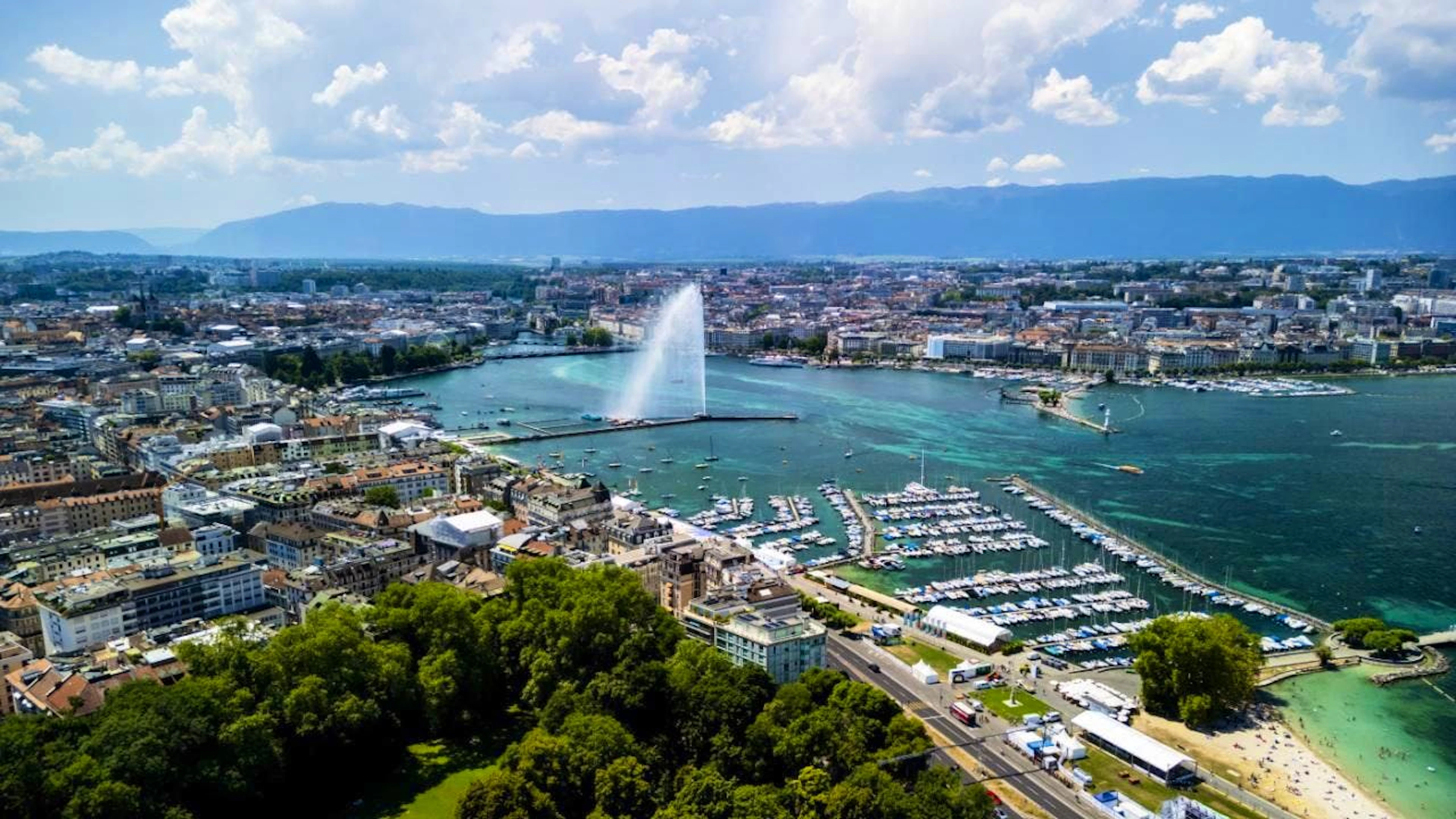 Comme chaque année, le Jet d'eau, emblème de Genève, sera éteint pendant plusieurs semaines pour subir des travaux de maintenance (illustration).