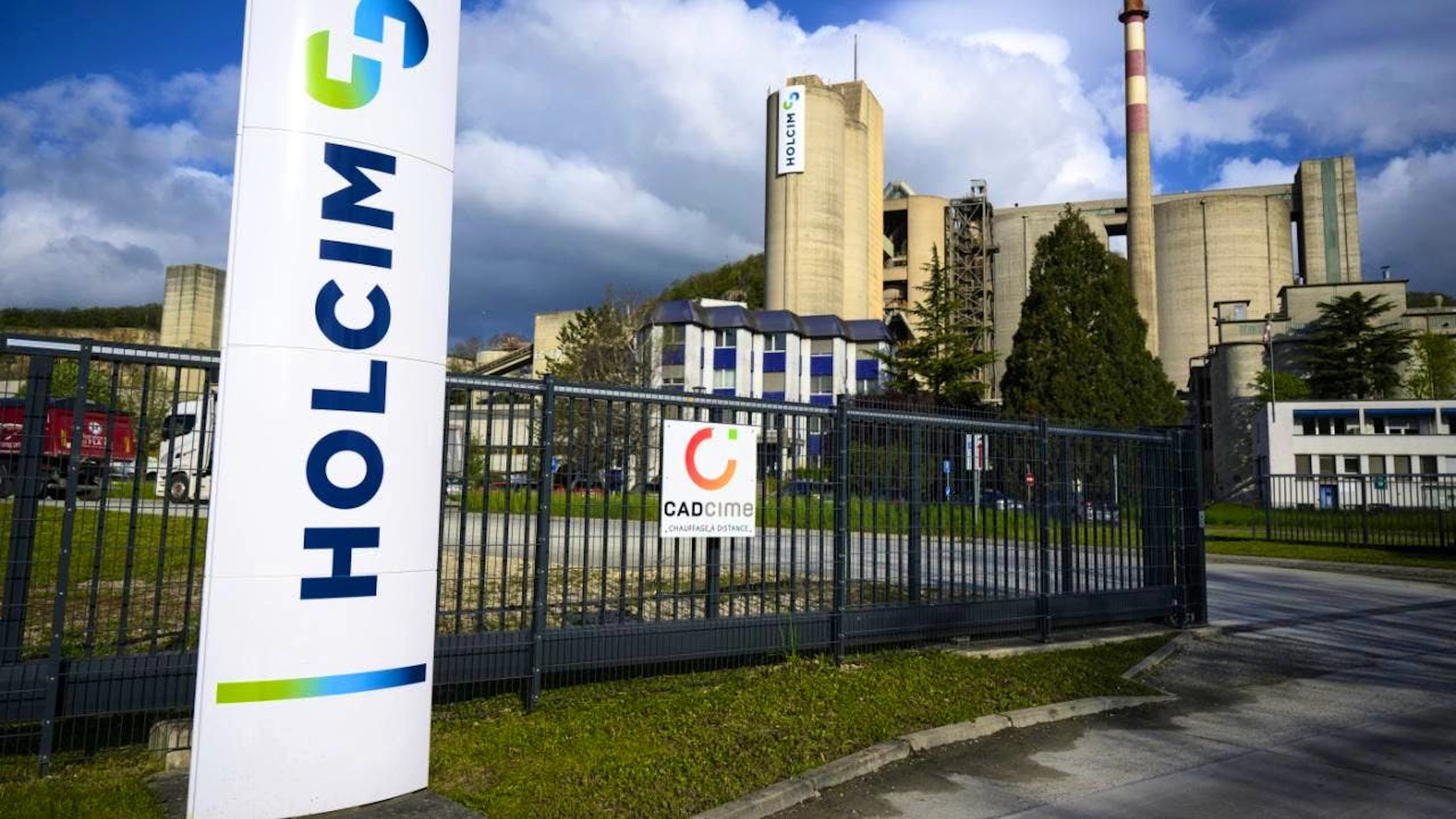 Holcim a vu ses recettes reculer au troisième trimestre. (archive)