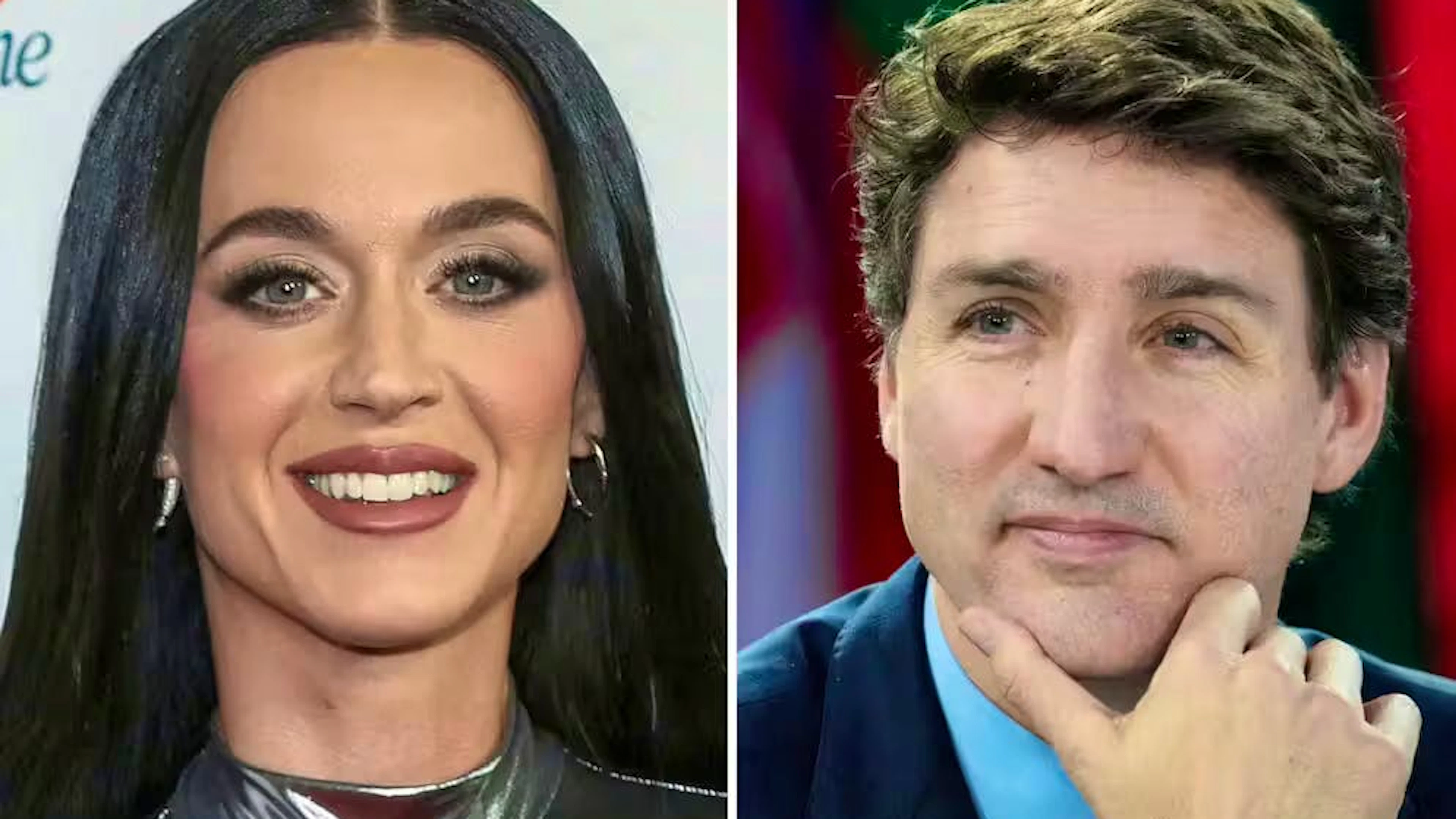 Katy Perry e l'ex primo ministro canadese Justin Trudeau