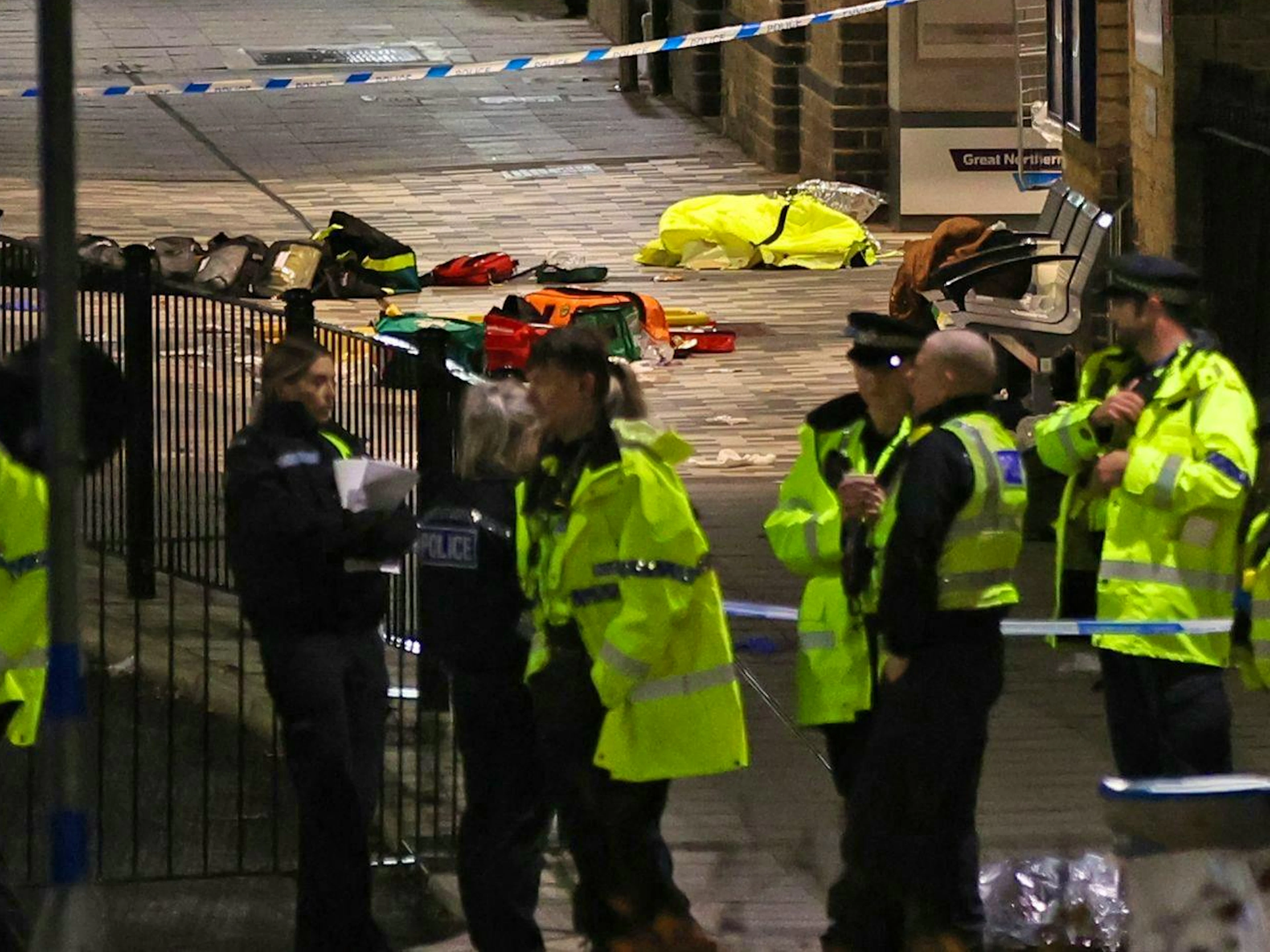 Die Attacke ereignete sich in einem Zug nahe der Stadt Huntingdon.