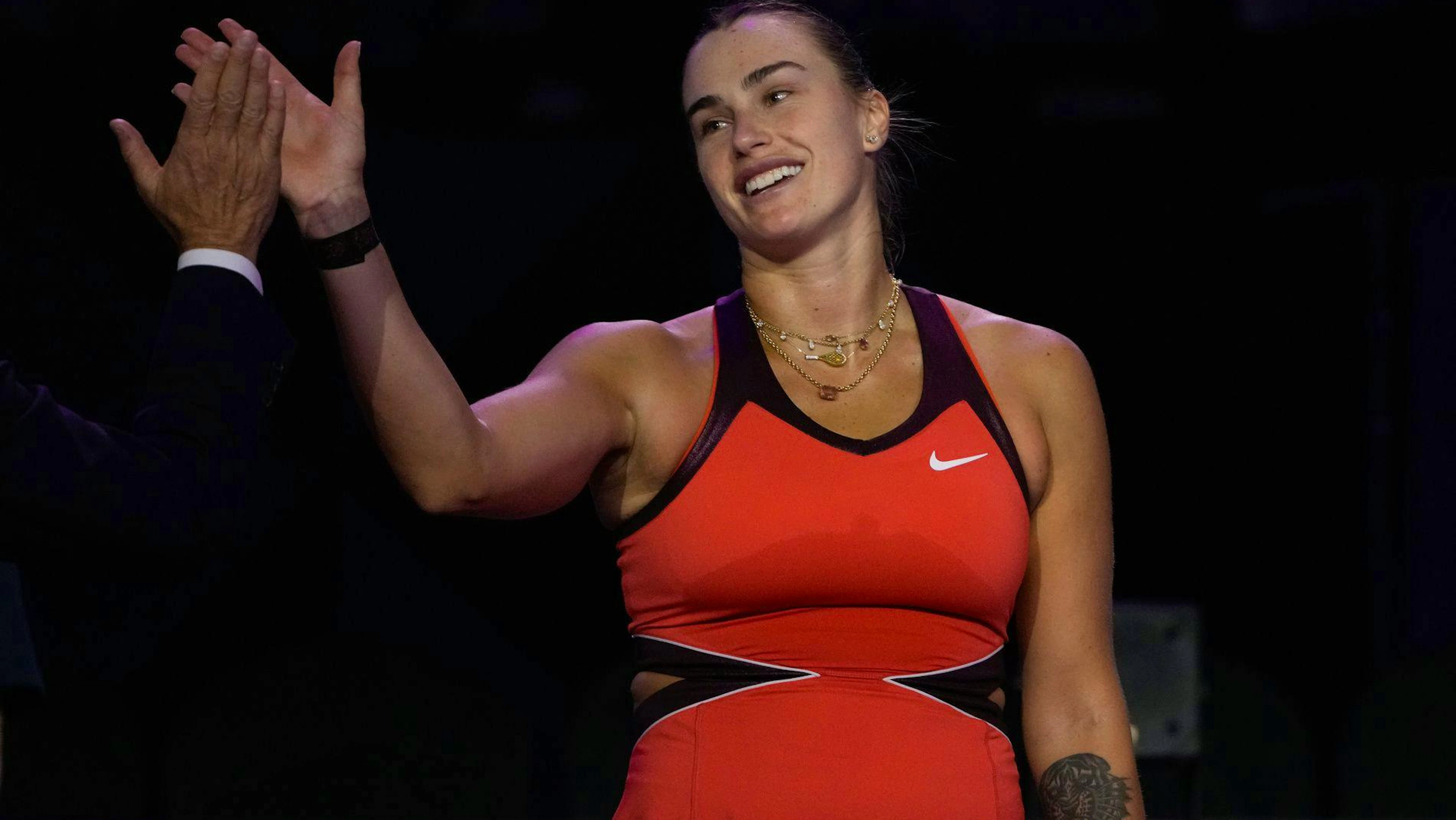 Aryna Sabalenka a dû batailler pour venir à bout de Jessica Pegula en Arabie saoudite.