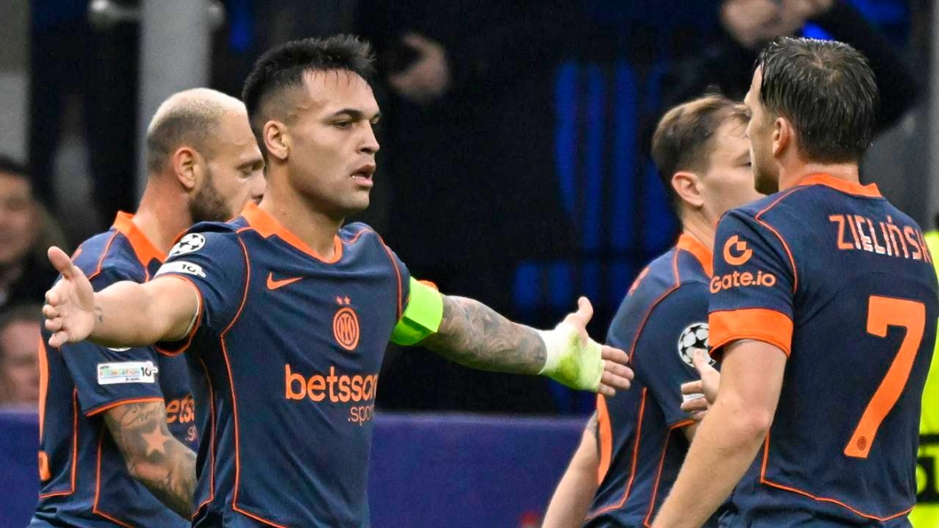 Lautaro Martinez war der andere Torschütze für Inter Mailand