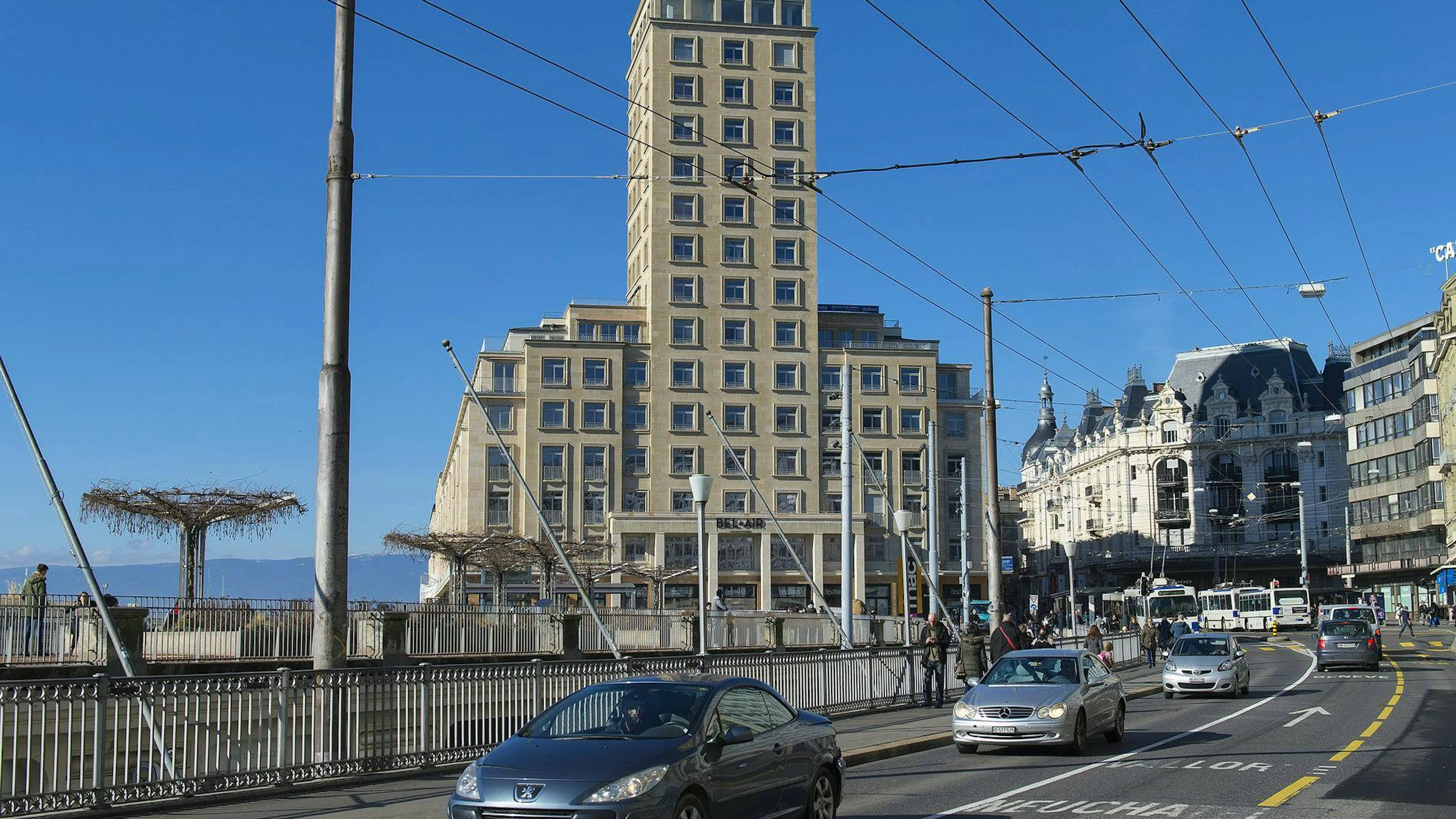 Der Bel-Air-Komplex in der Innenstadt von Lausanne.