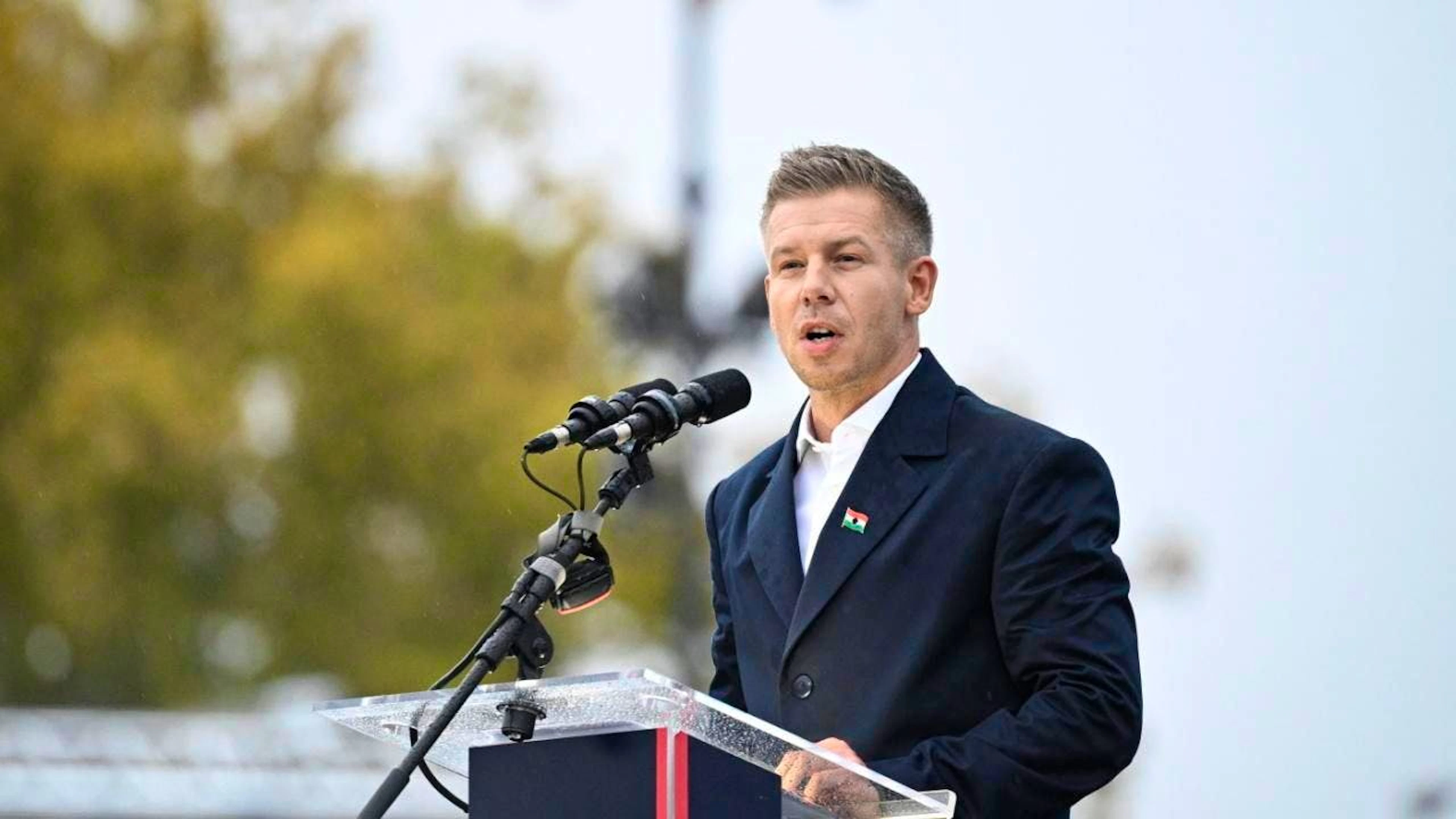 Il leader dell'opposizione democratica ungherese Peter Magyar. (Foto archivio)