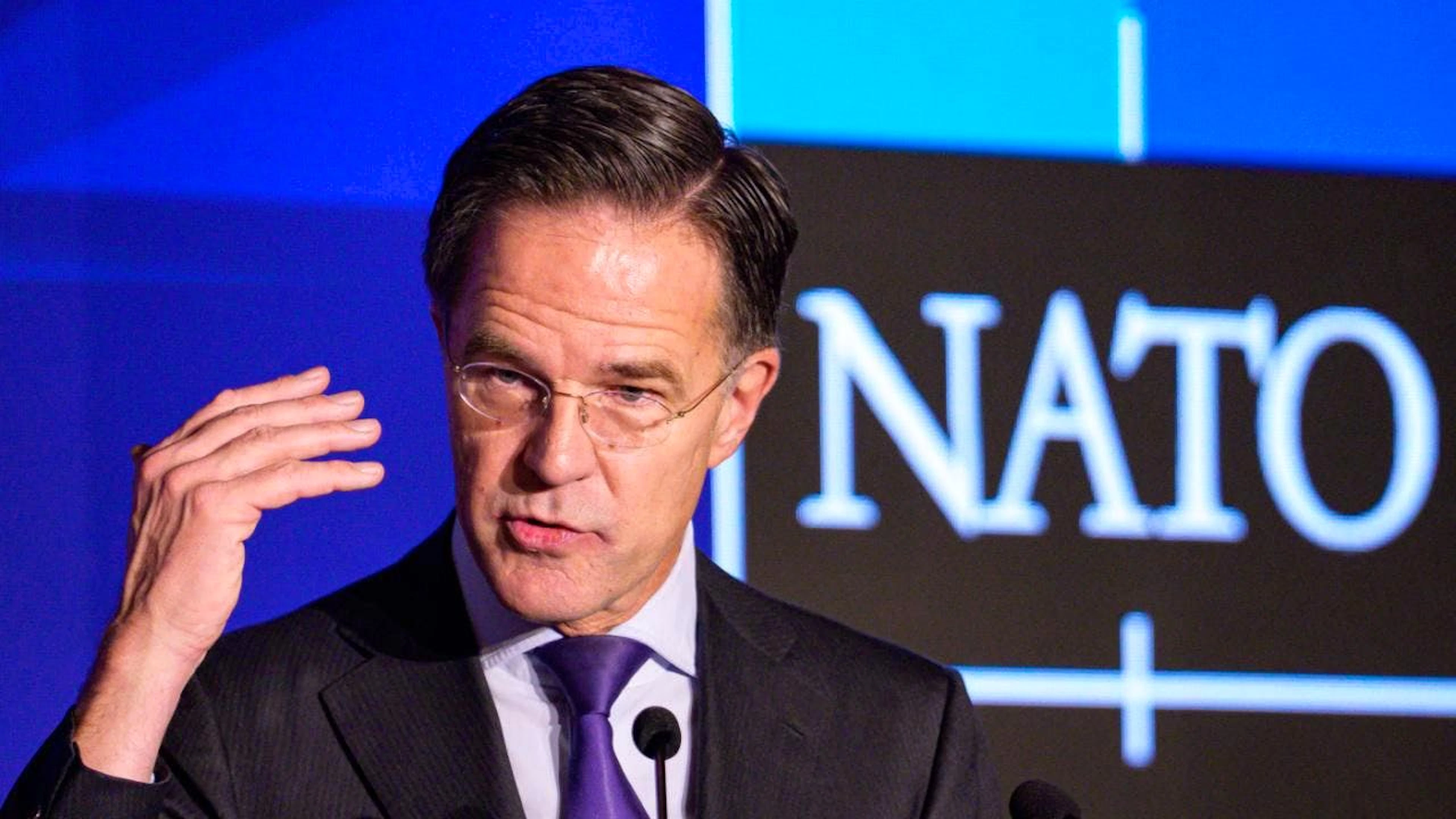 Il segretario generale della NATO Mark Rutte. (Foto archivio)