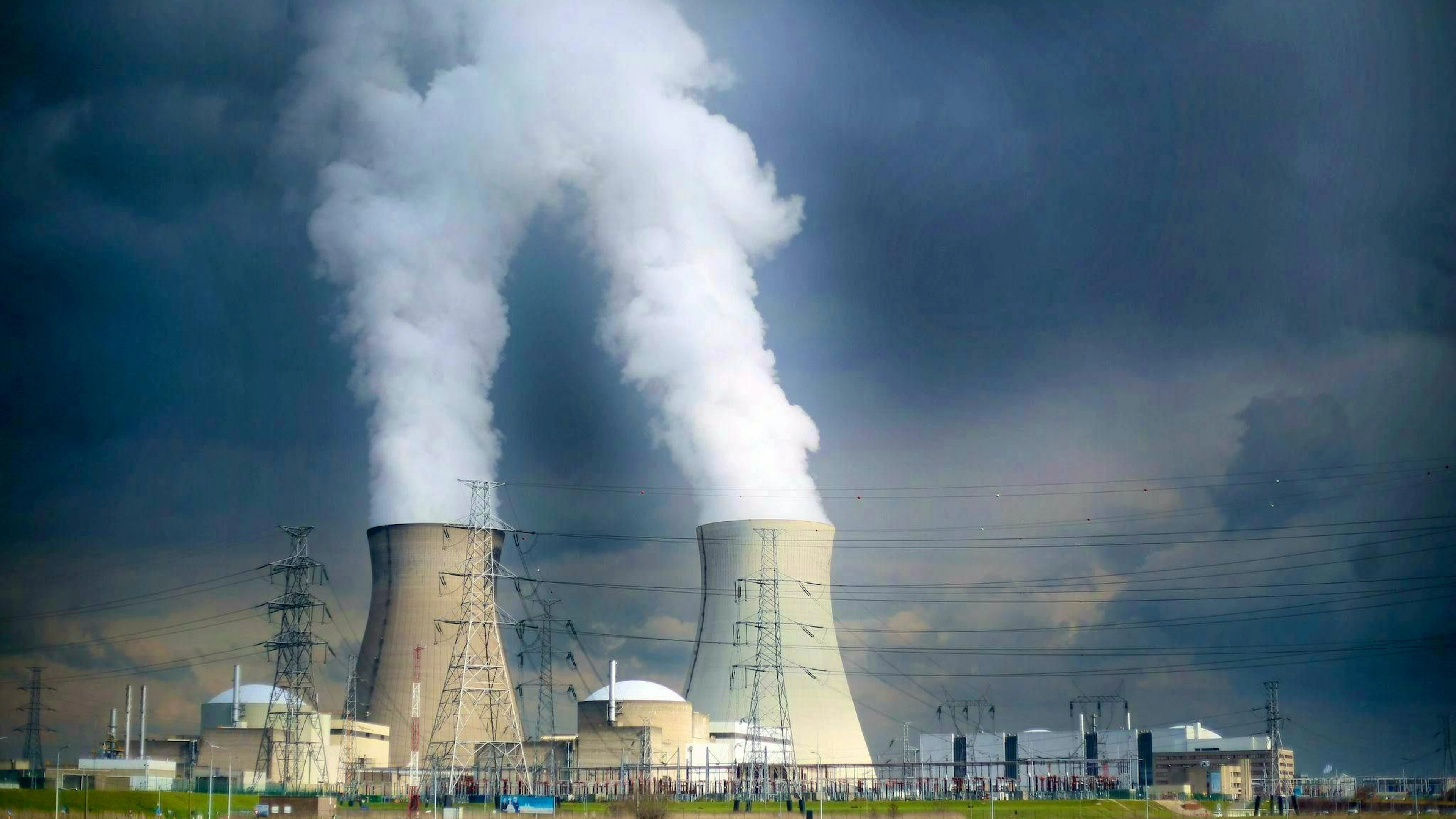 Three drones were spotted over the Doel nuclear power plant. (archive picture)