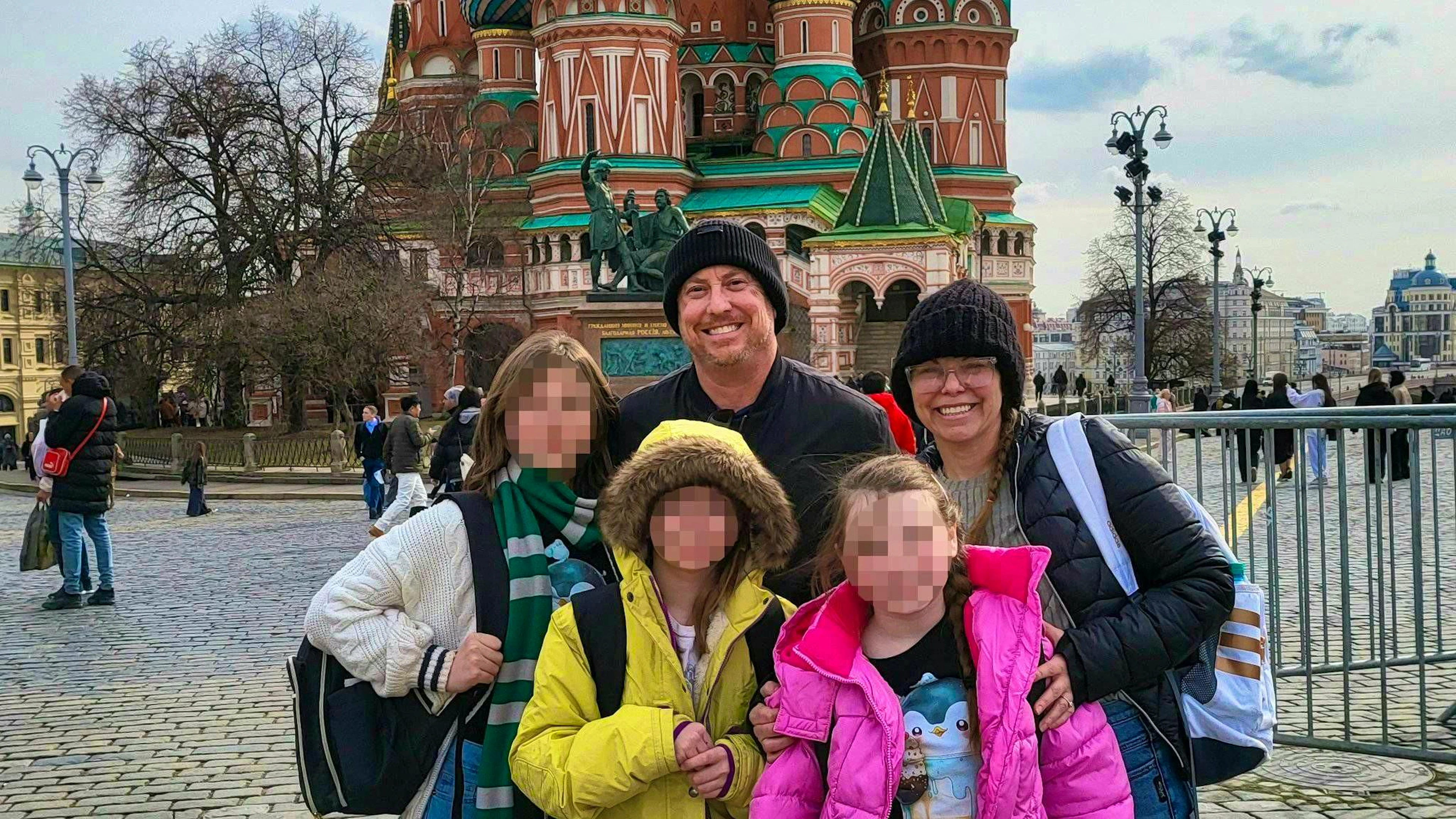 Enthousiasmée par sa nouvelle patrie russe : la famille Huffman à Moscou.