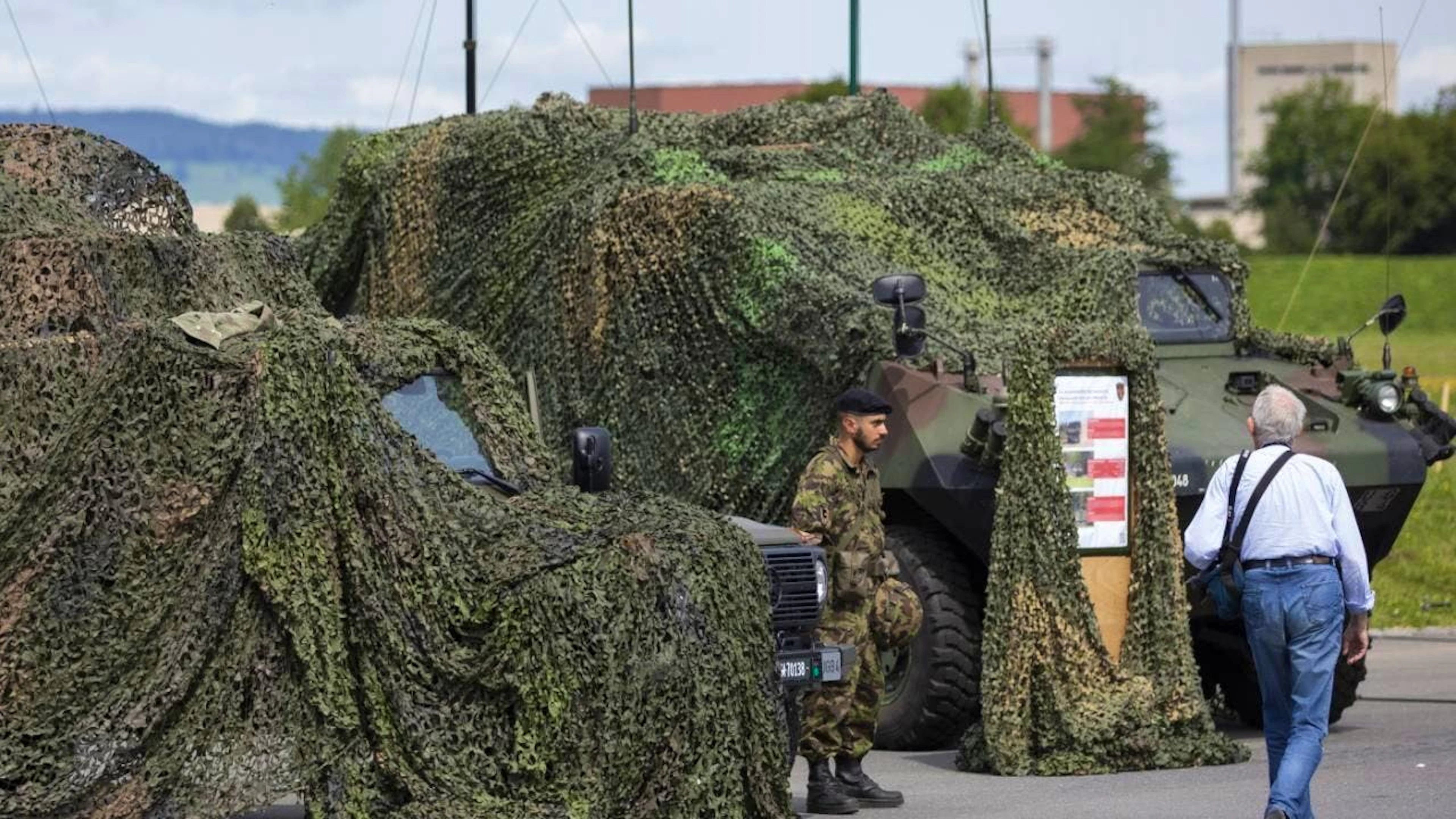 Les véhicules équipés de systèmes de camouflage sont plus difficiles à identifier (image d'illustration).