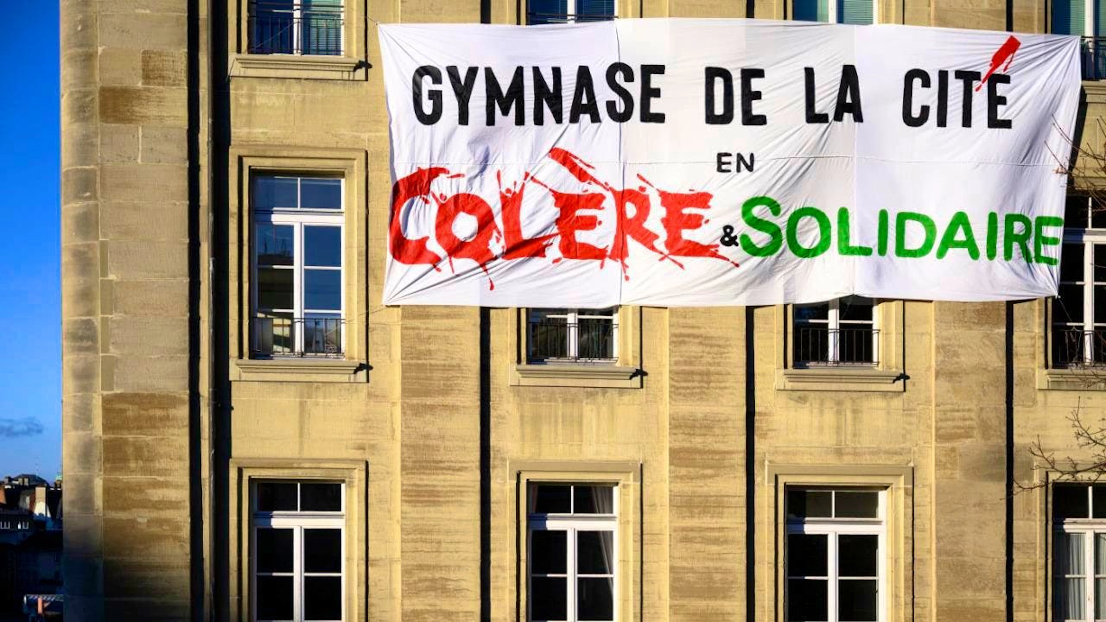 A l'instar du Gymnase de la Cité à Lausanne, tous les gymnases du canton de Vaud ont prévu de faire la grève.
