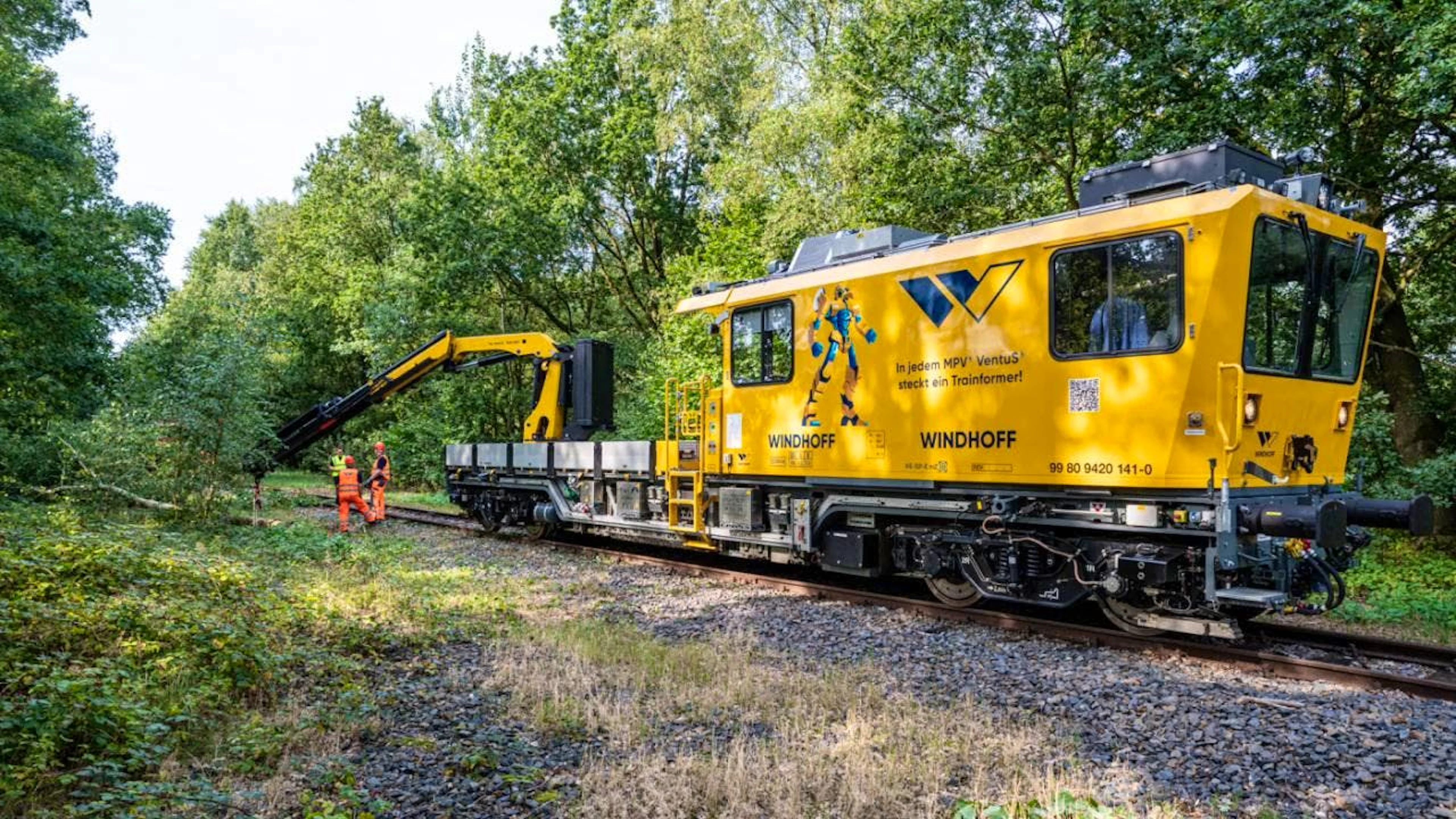Un veicolo ferroviario della ditta tedesca Windhoff. La Ferrovia retica acquisterà otto veicoli di questo tipo.