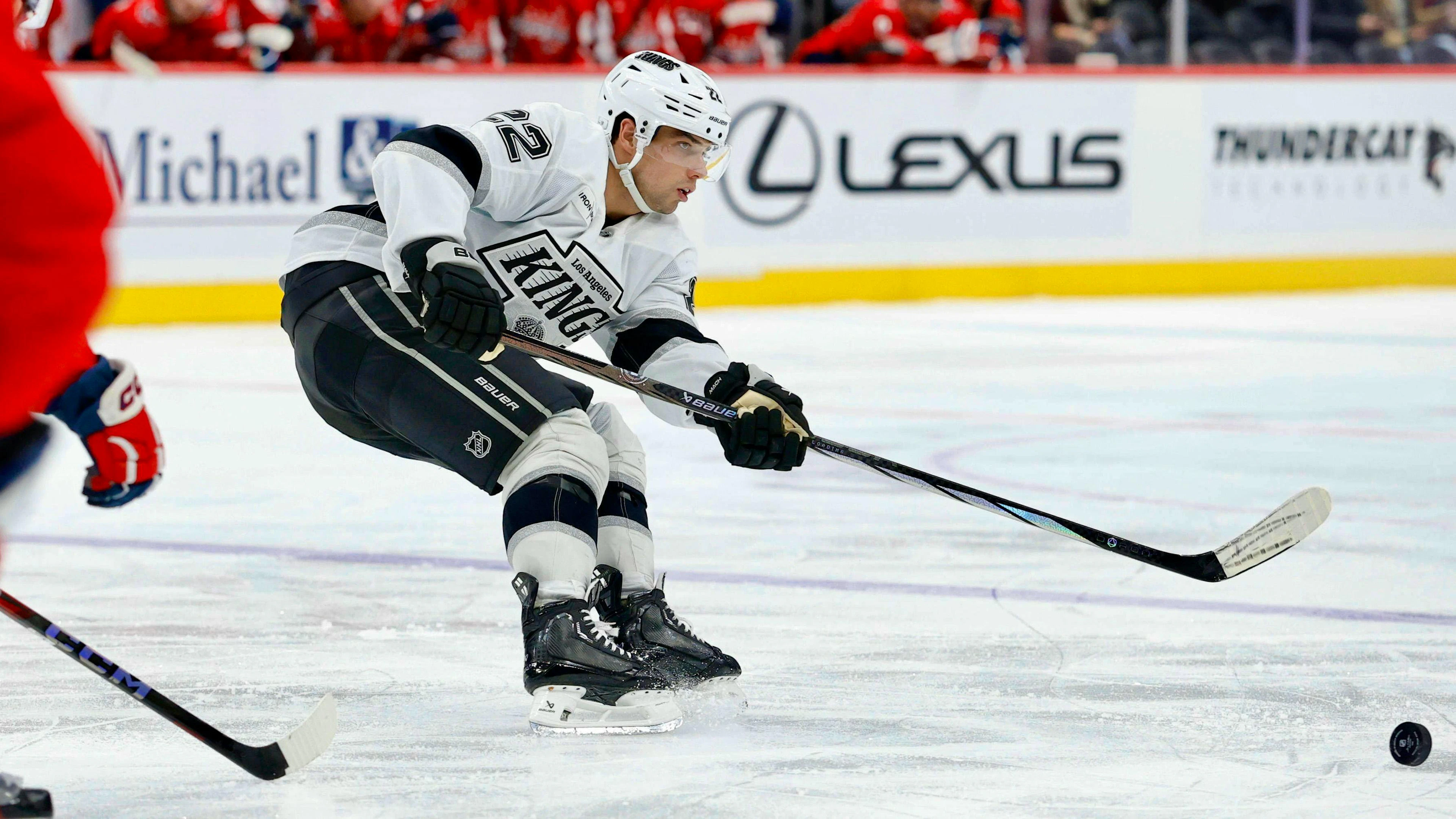 Kevin Fiala et les Kings se sont inclinés à Washington.