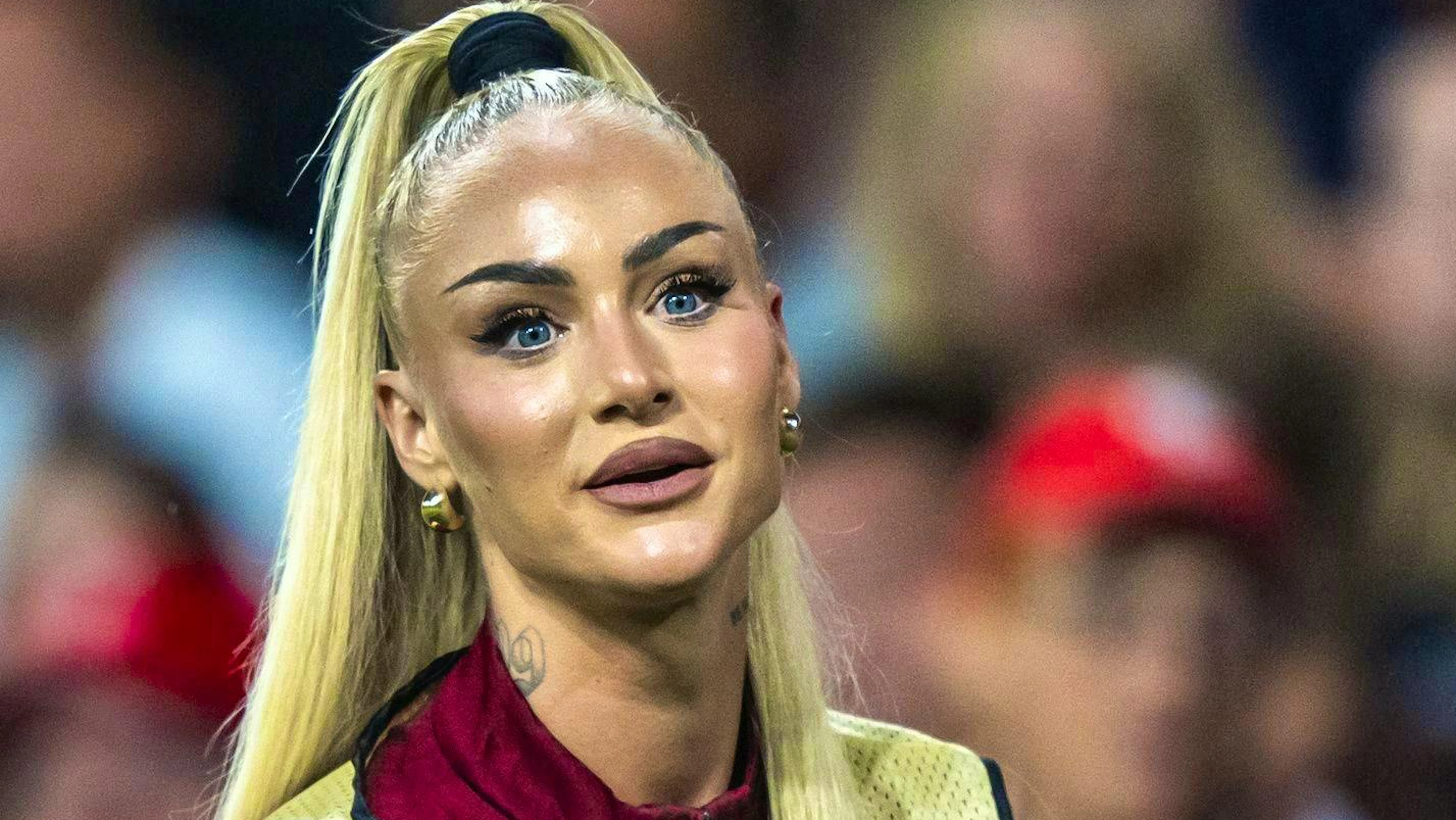 Alisha Lehmann reports a break-in on Instagram.