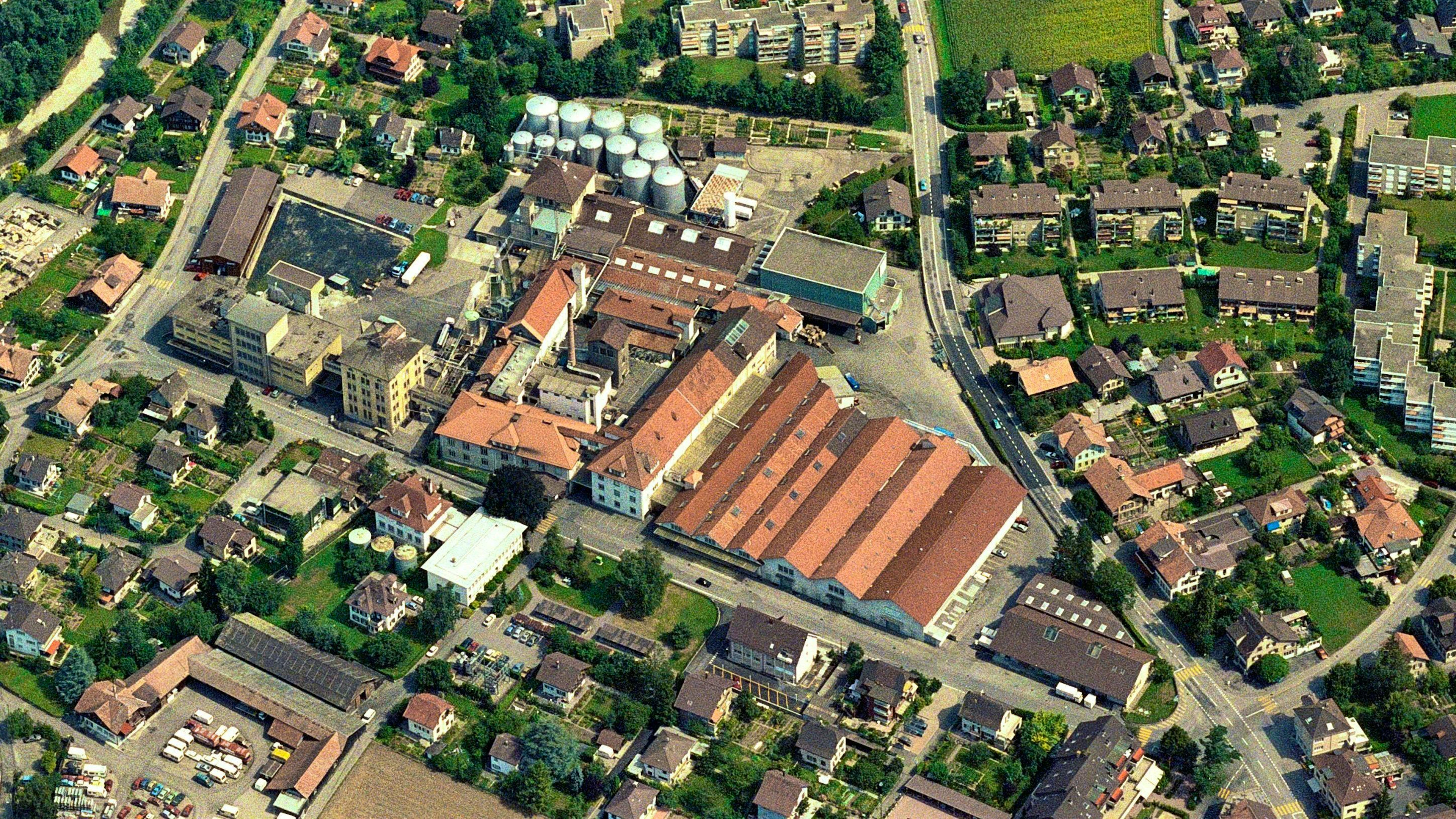 In Steffisburg BE, Astrastrasse is still a reminder of the old industrial building.