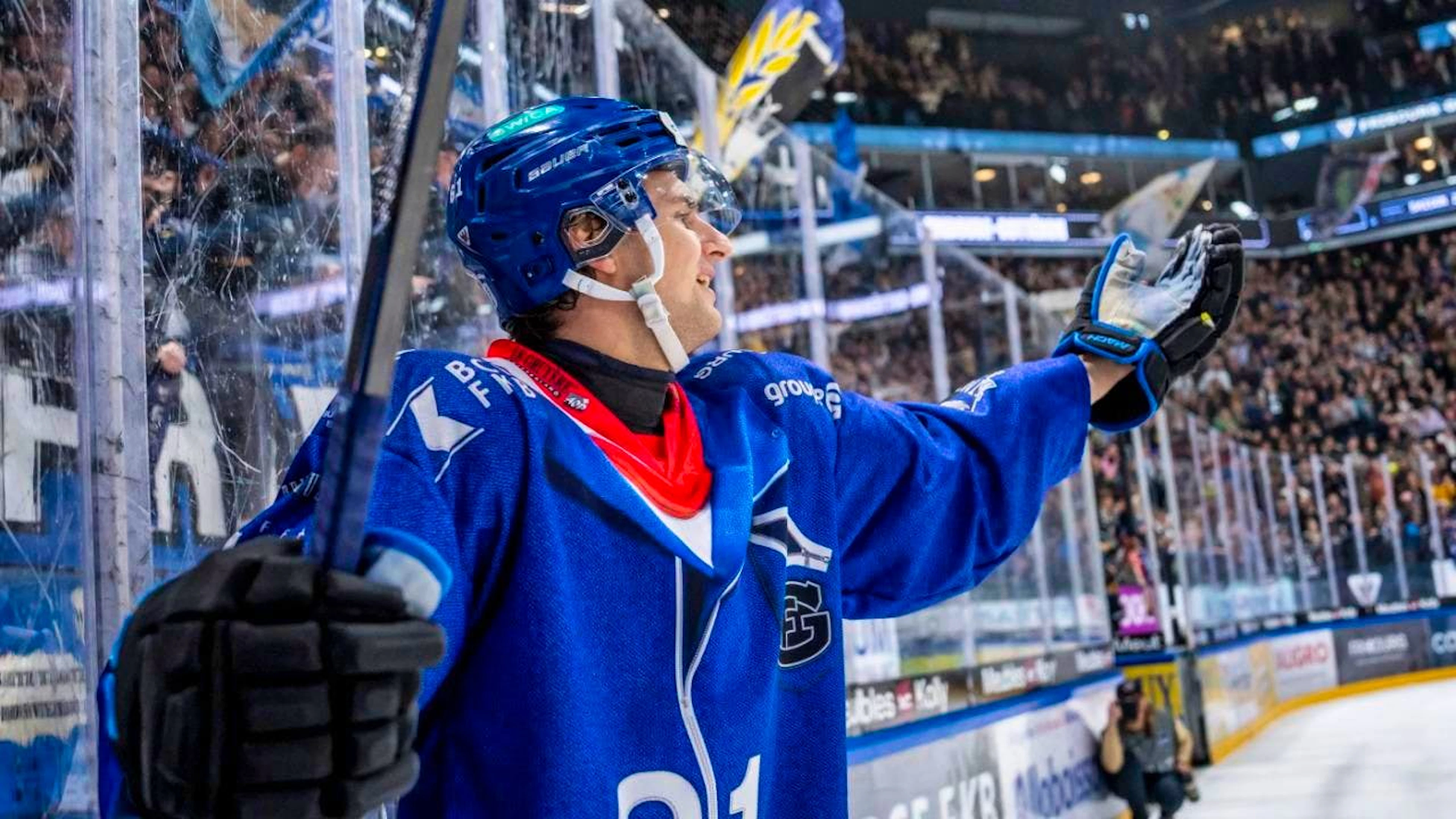 Jeremi Gerber beschert Gottéron mit seinem Tor den Sieg