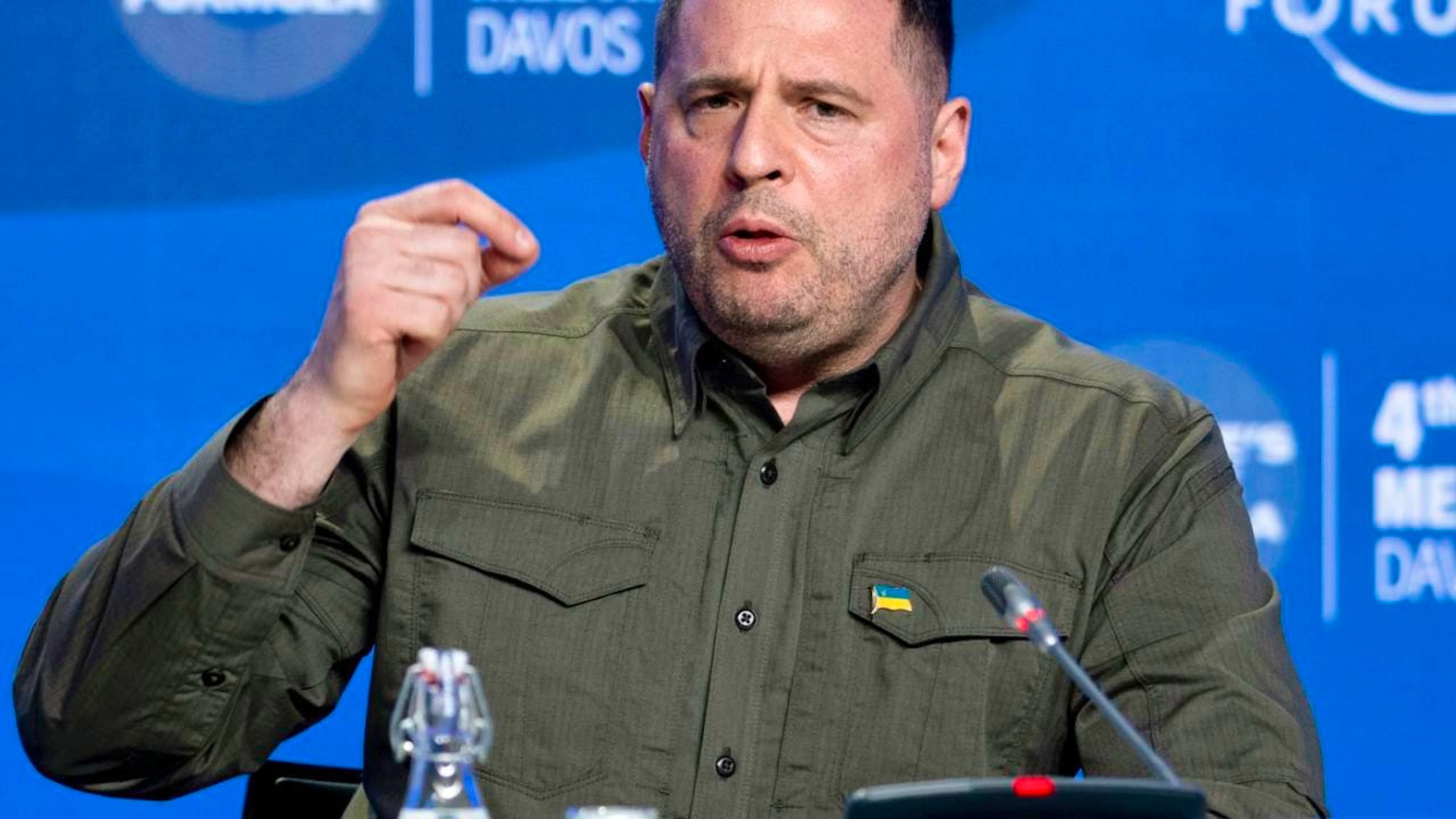 Âgé de 54 ans, Andriï Iermak est à la tête de la délégation ukrainienne pour les négociations avec les Etats-Unis et l'un des membres les plus importants de l'équipe du président Zelensky (archives).