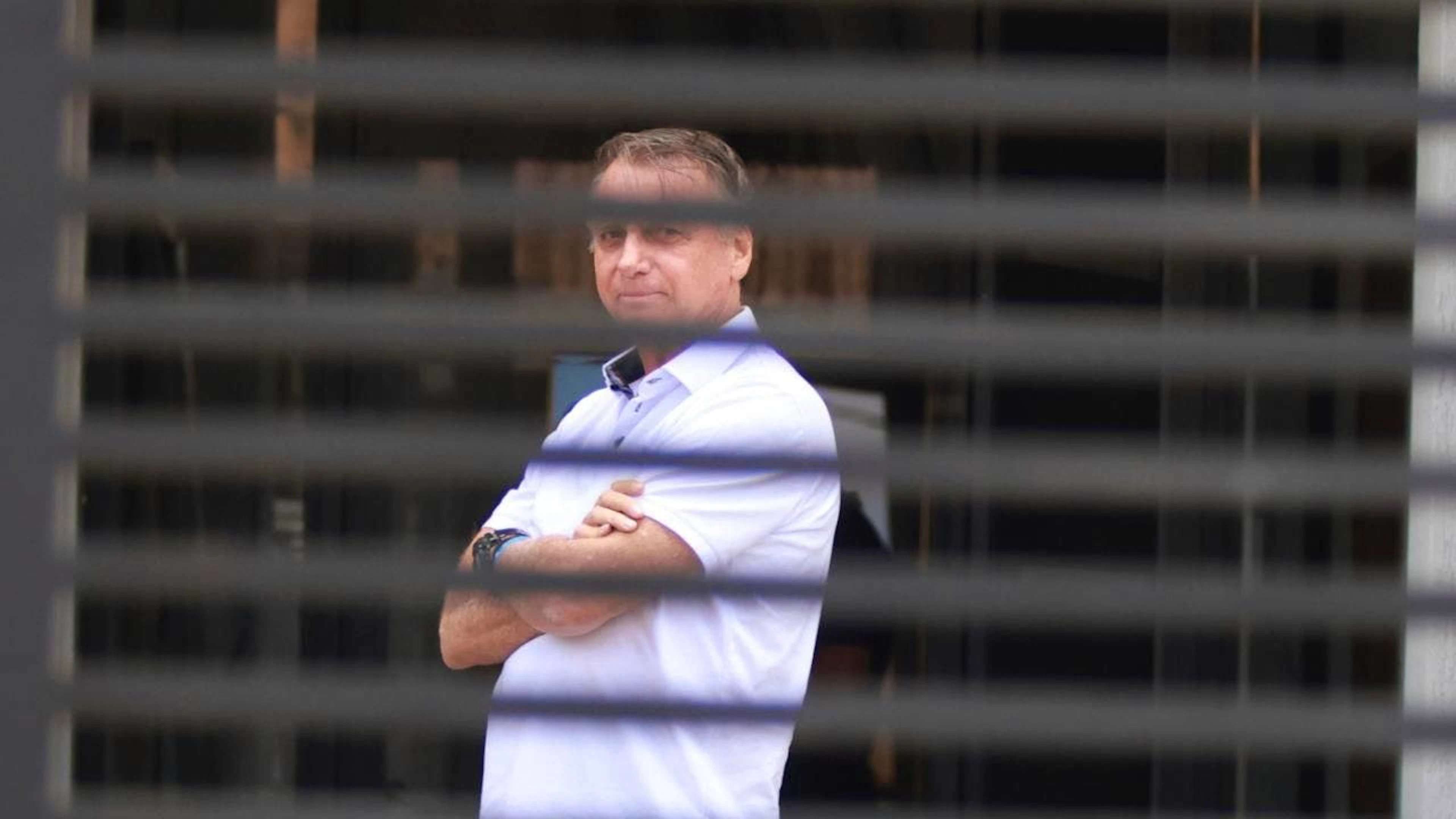 Jair Bolsonaro purge sa peine depuis mardi dans les locaux de la police à Brasilia (archives).