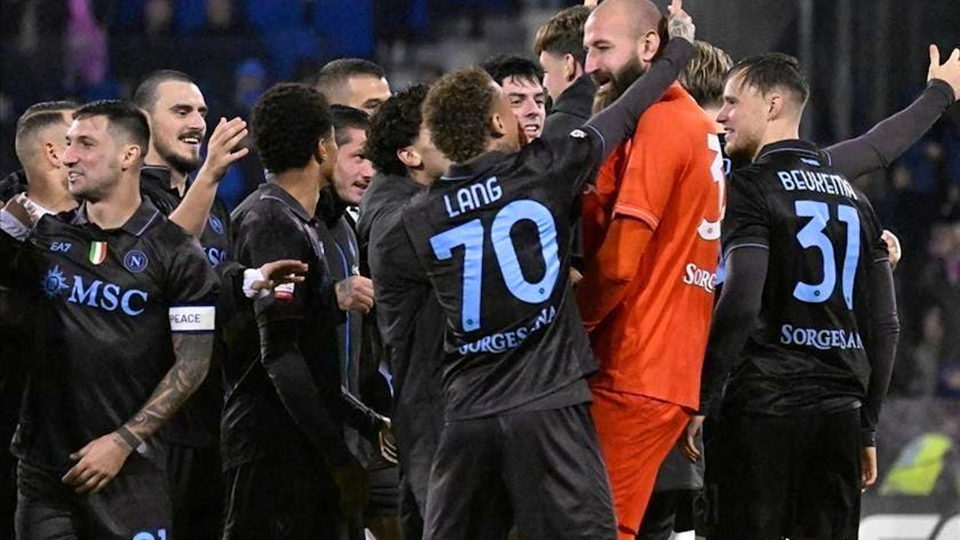 Milinkovic-Savic festeggiato