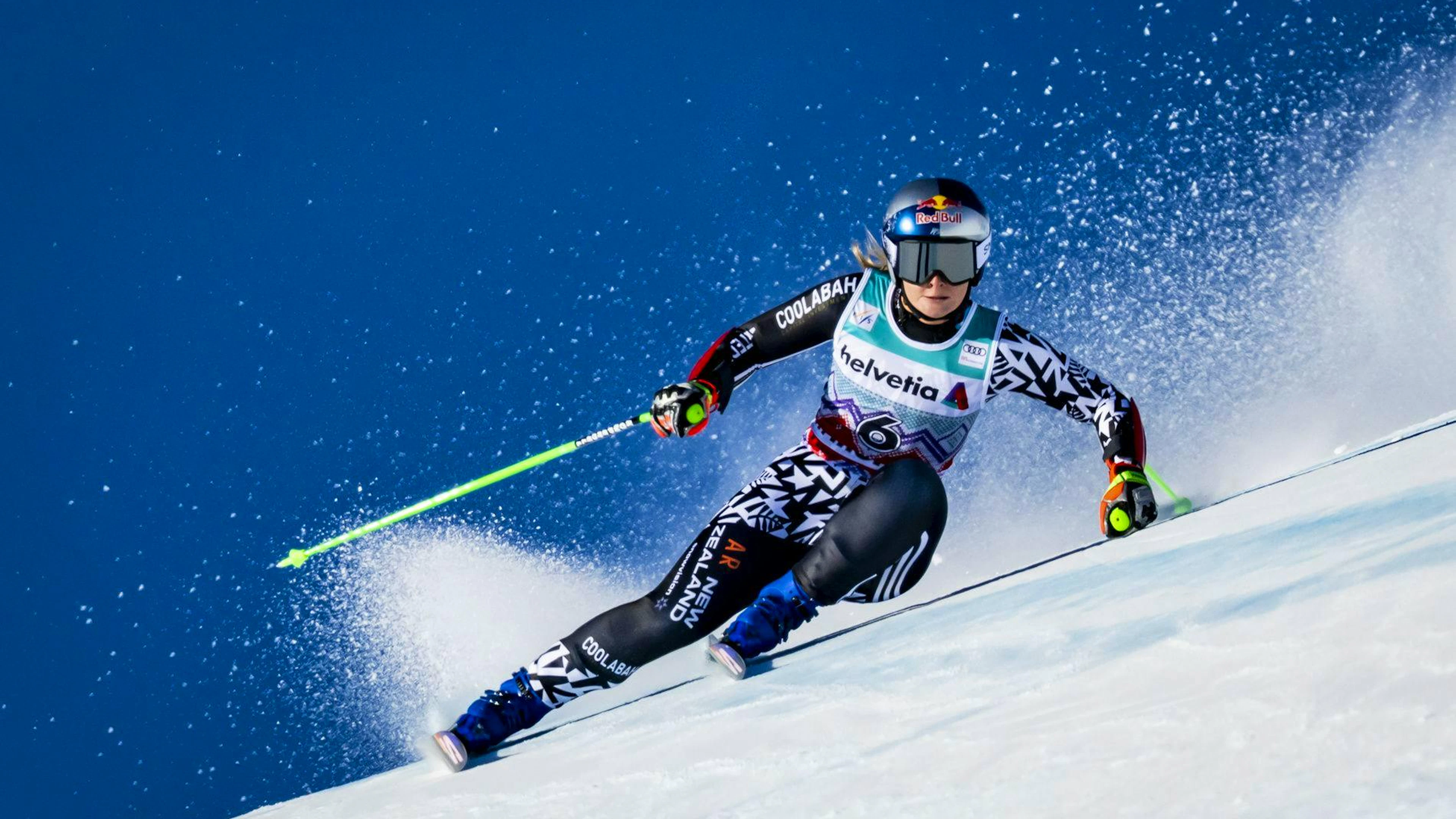 Alice Robinson vive una montagna russa di emozioni a St. Moritz.