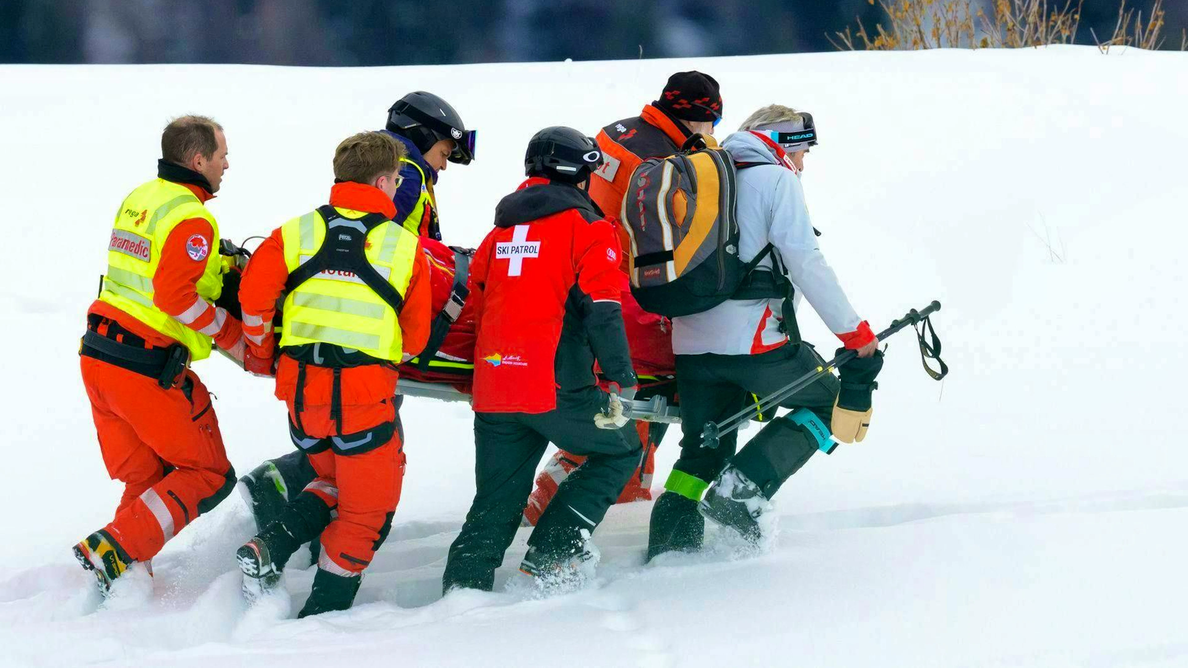 Michelle Gisin had a serious accident during downhill training in St. Moritz last Thursday.
