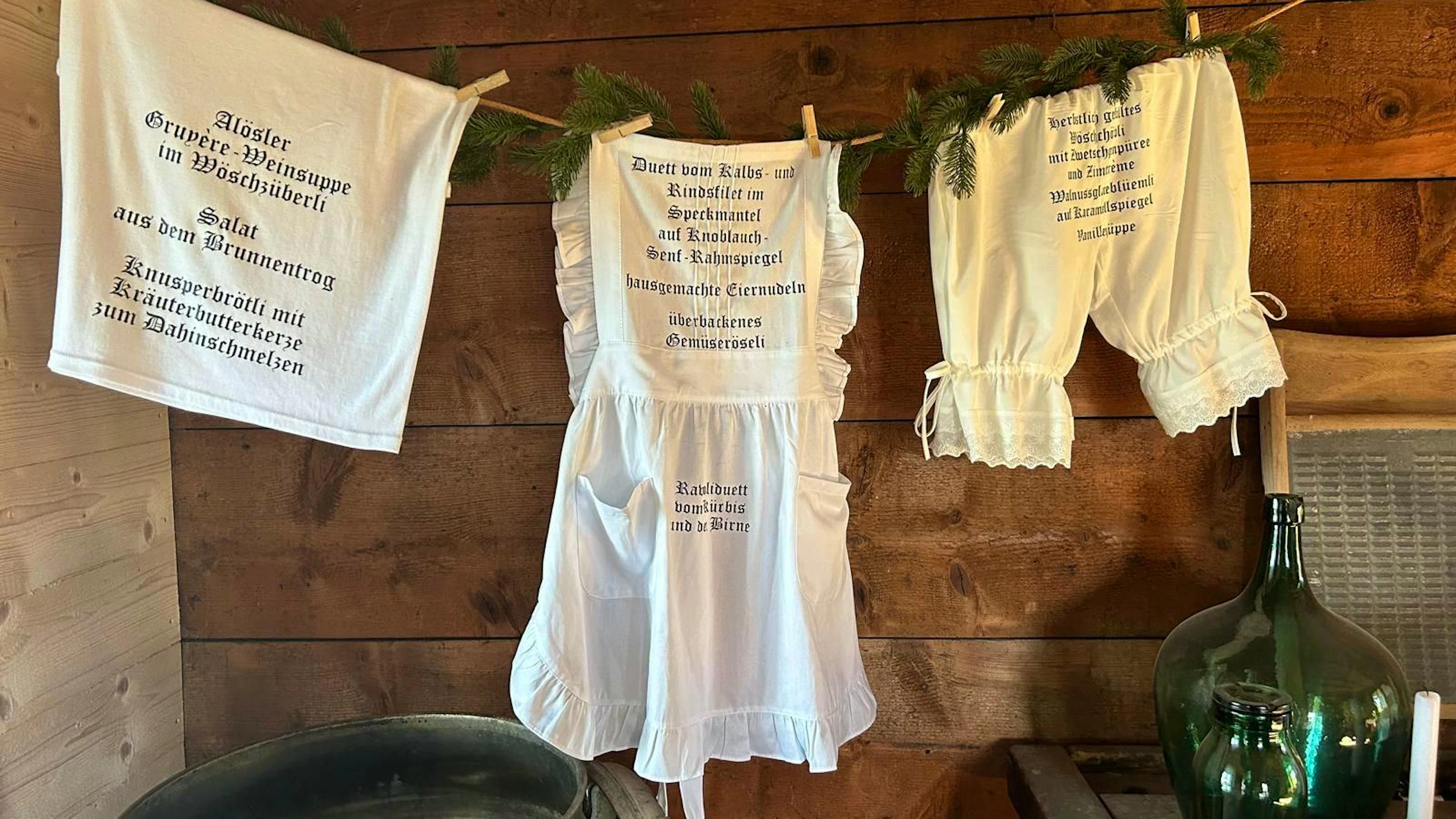 Aus der Landfrauen-Stube im Wöschhüsli könnte auch ein kleines Beizenprojekt entstehen, wenn die Zeit es zulassen würde.&nbsp;