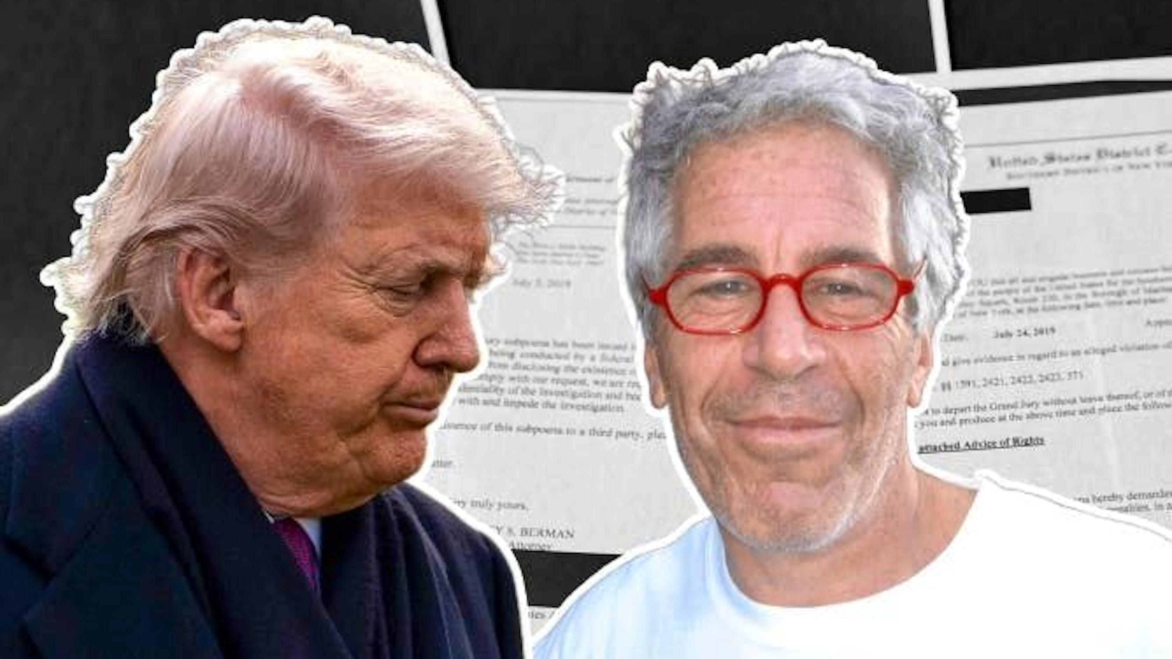 Jeffrey Epstein and Donald Trump appear in the files.