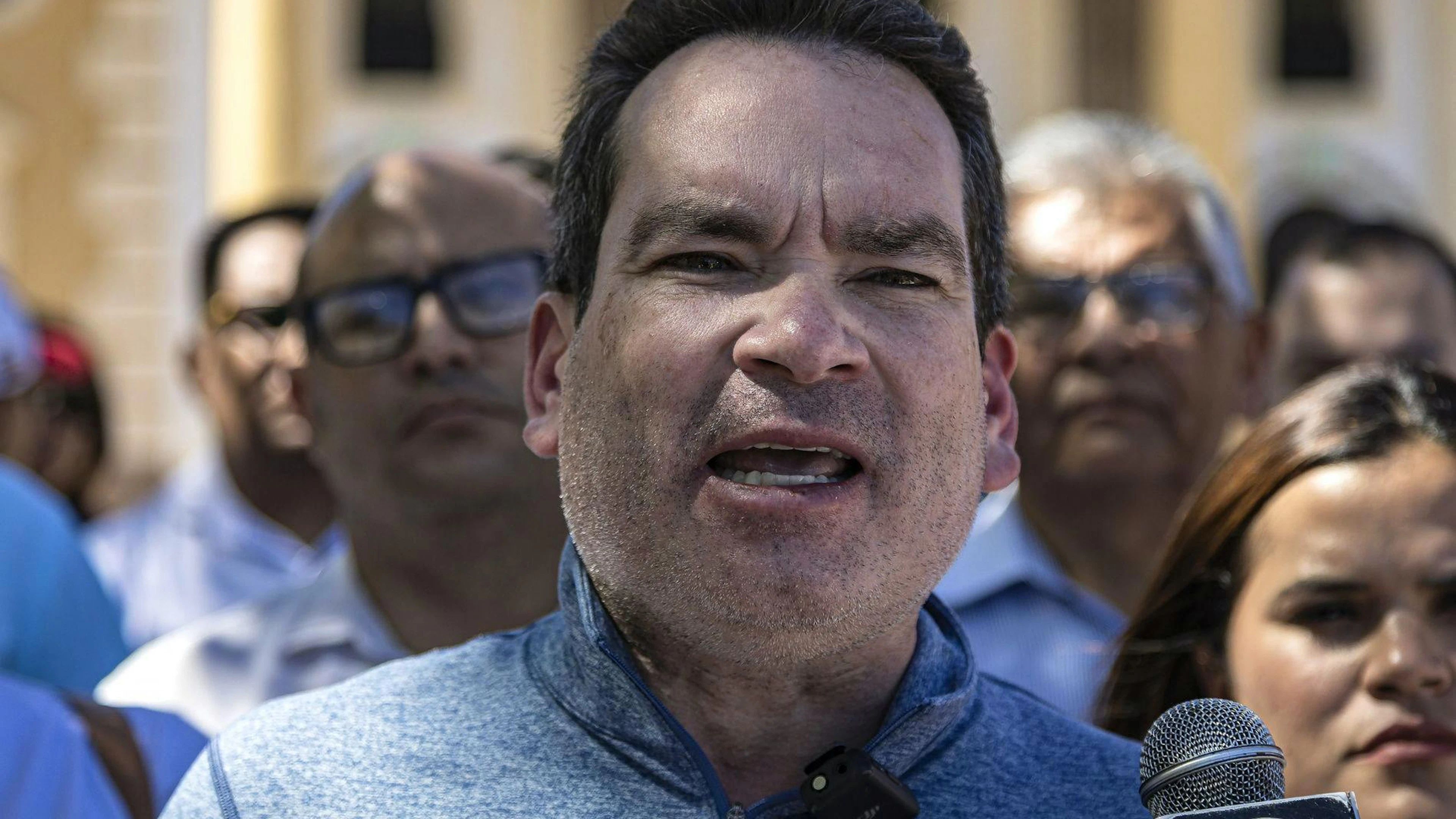 Le député Tomas Guanipa s'exprime lors d'une conférence de presse à Maracaibo, au Venezuela, le 23 décembre 2025: il affirme que les prisons vénézuéliennes détiennent des personnes qui n'ont commis aucun crime et qui ont été arrêtées pour avoir exprimé leur désaccord. EPA/Henry Chirinos