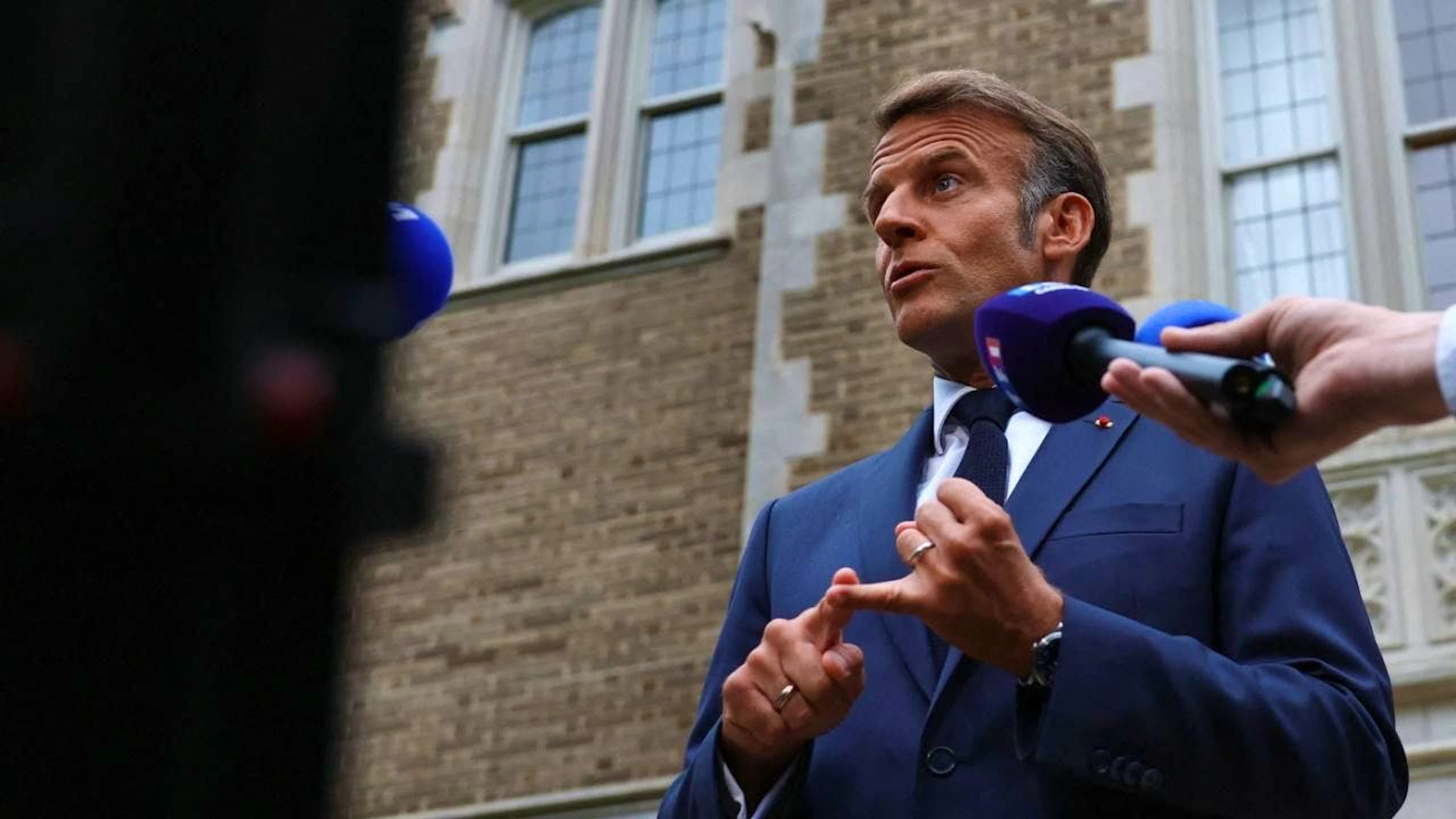 Il presidente francese Emmanuel Macron
