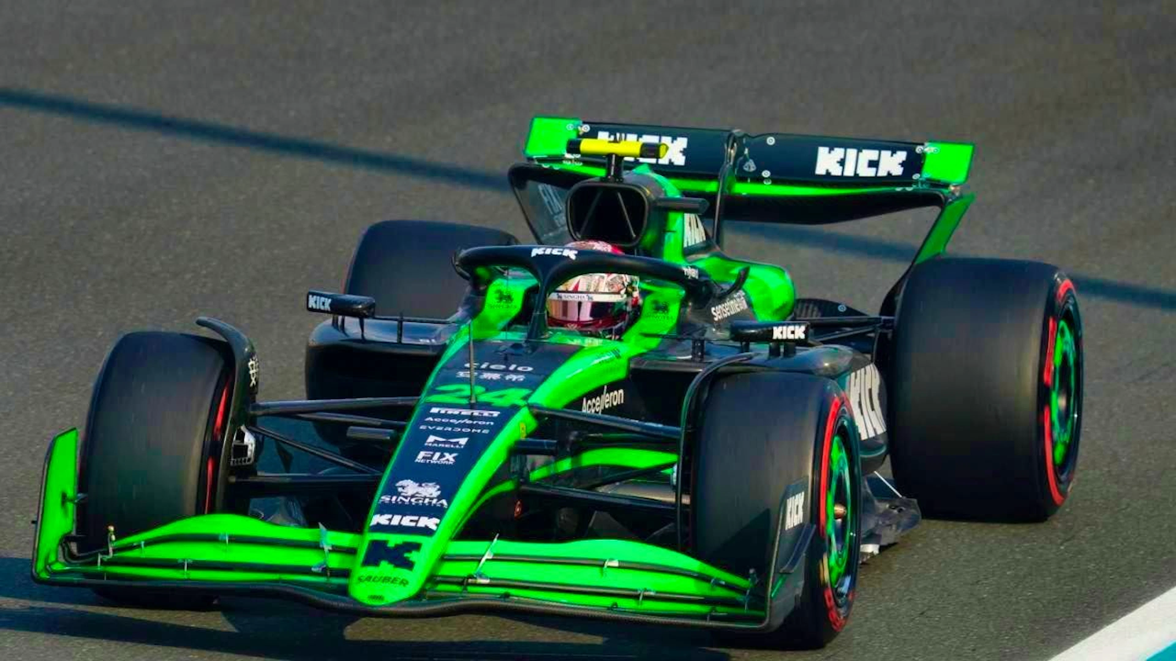 Guanyu Zhou drove for the Sauber team until the end of 2024