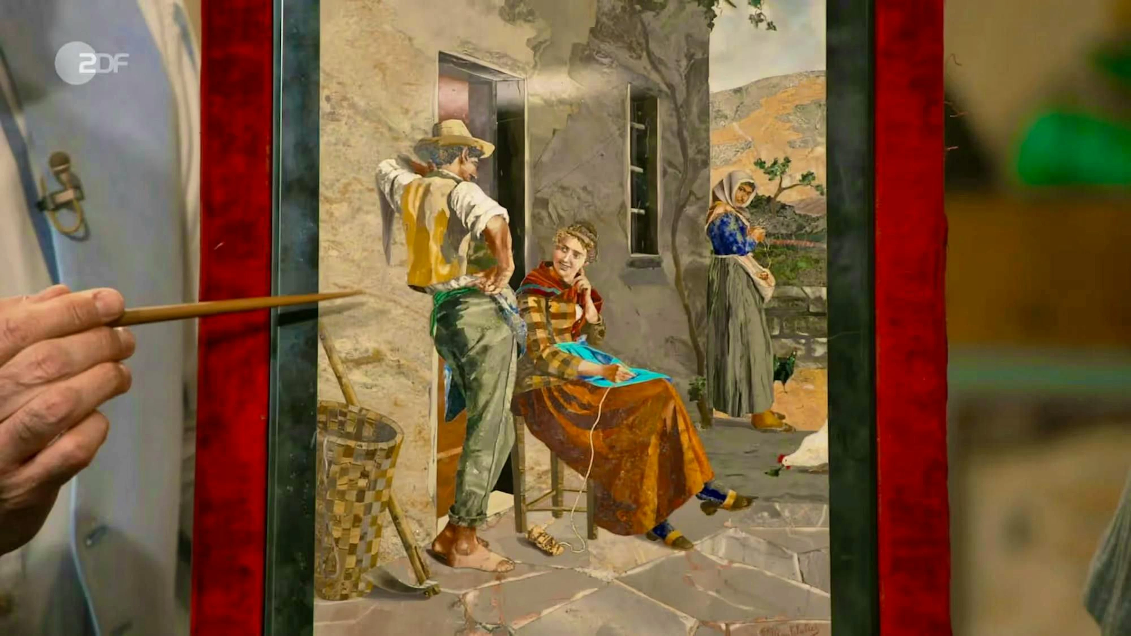 Around 1900, the artist Giovanni Montelatici revived the truly ancient pietra dura technique of Florentine craftsmen.