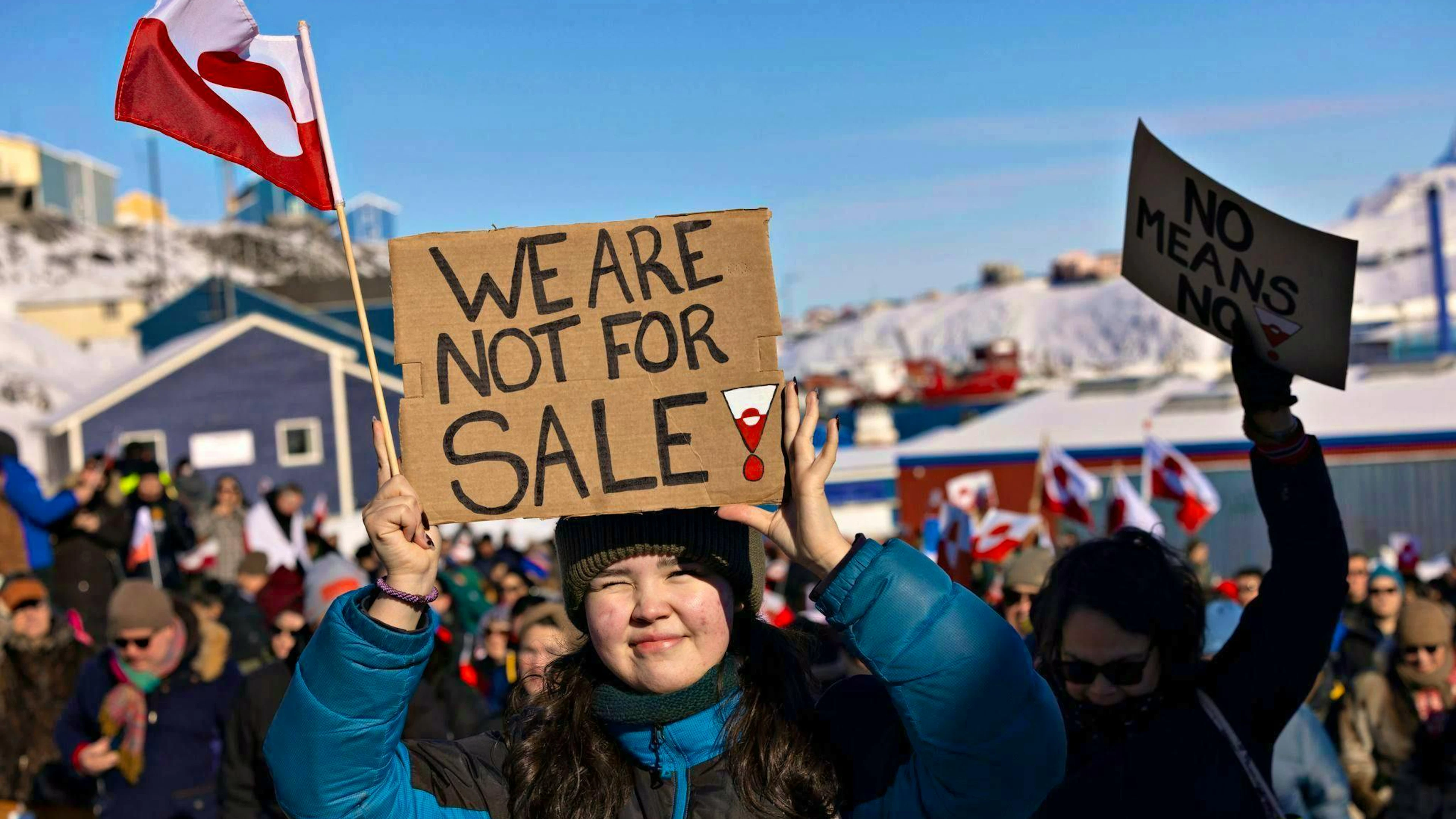 The Greenlanders have a clear opinion of Trump - and that he wants to take over Greenland. (archive picture)