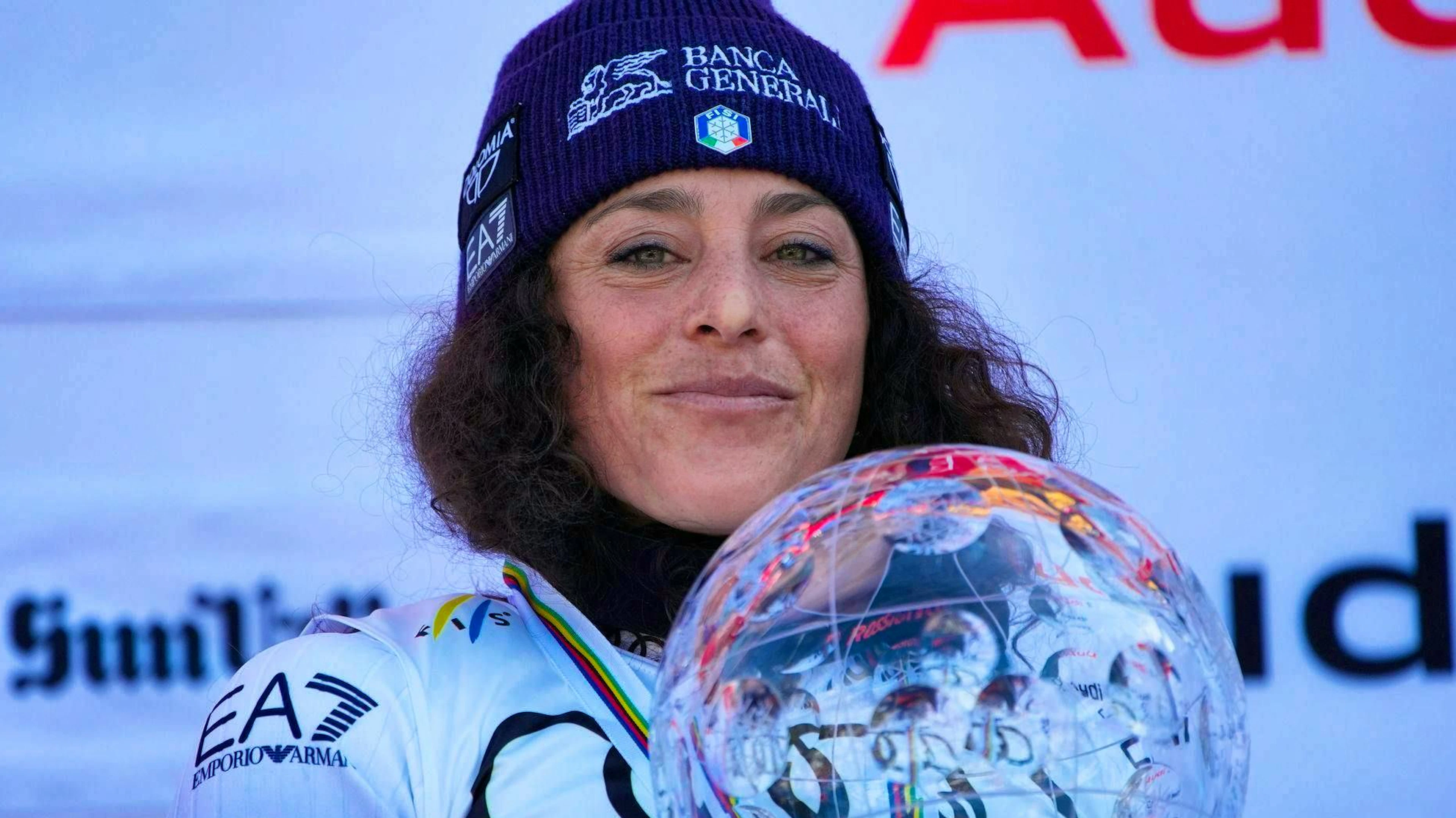 Federica Brignone after winning the overall World Cup. (archive picture)