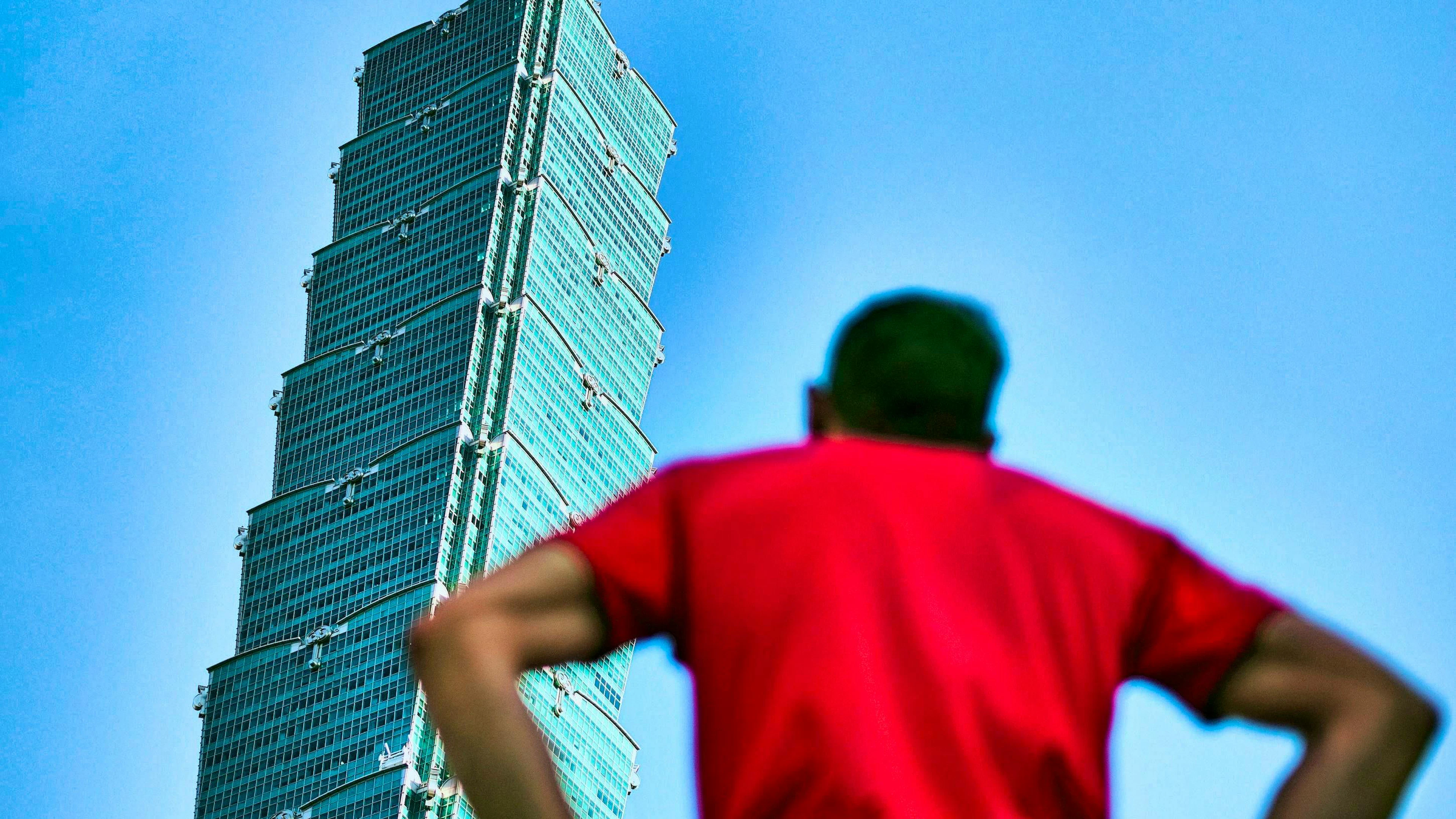 Le Taipei 101 compte 101 étages et mesure 508 mètres de haut.