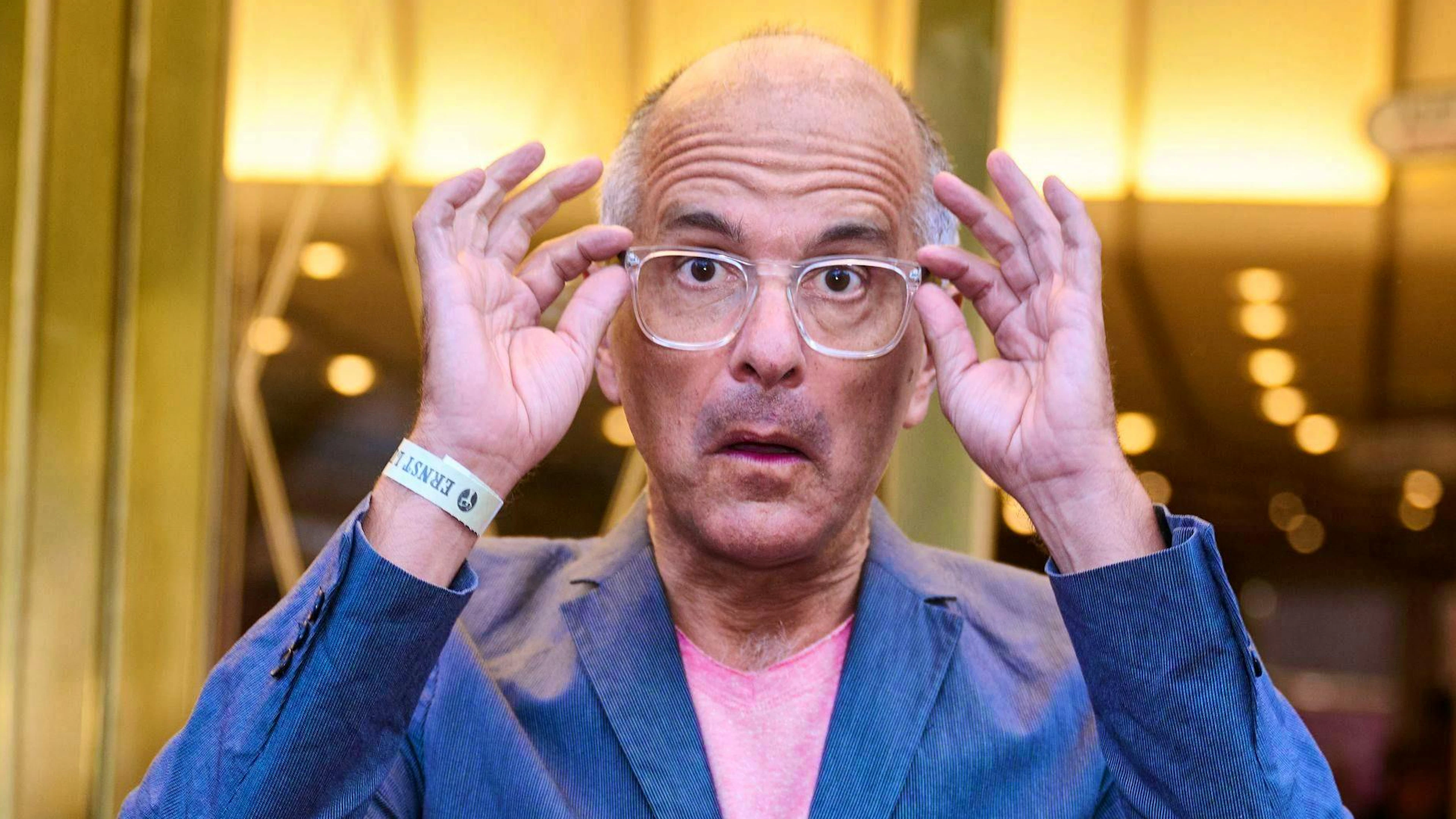 "I'm not a brawler. I'm far too ... I don't want to say addicted to harmony, but I was brought up to make peace and not cause trouble": Christoph Maria Herbst.