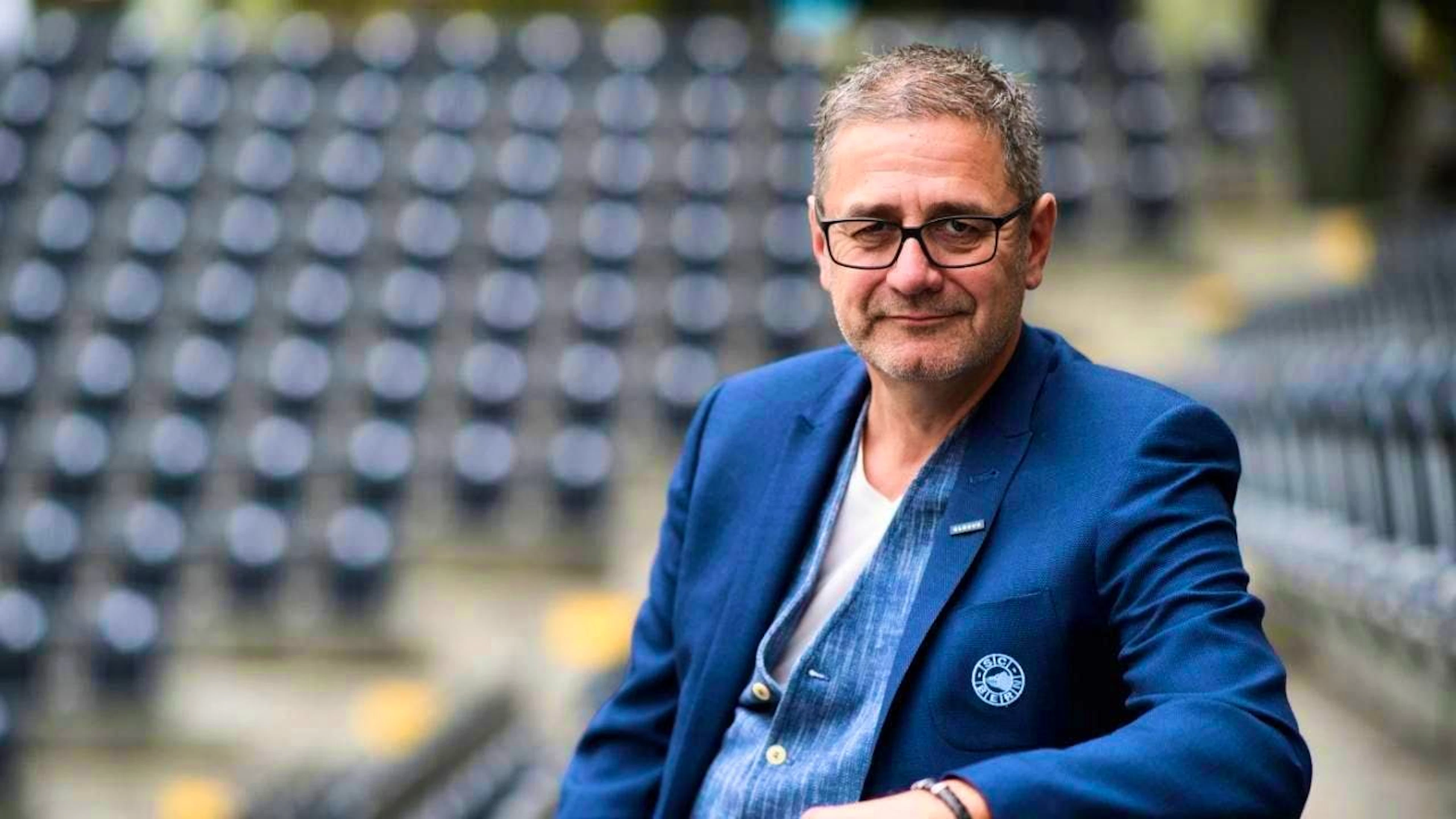 Marc Lüthi in the stadium where he has felt most at home over the past 28 years