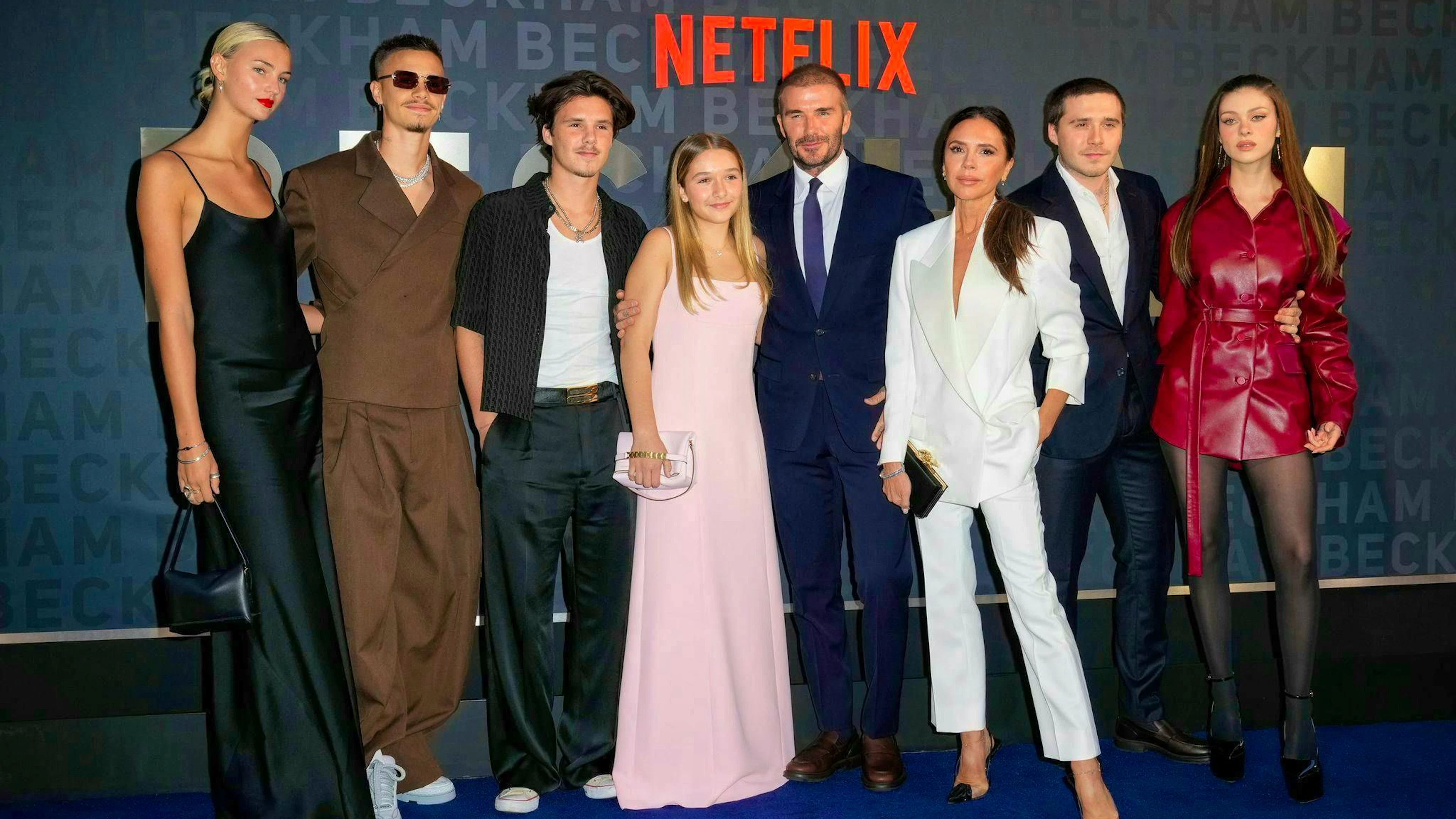 A picture from other times: The Beckham family still together in 2023.