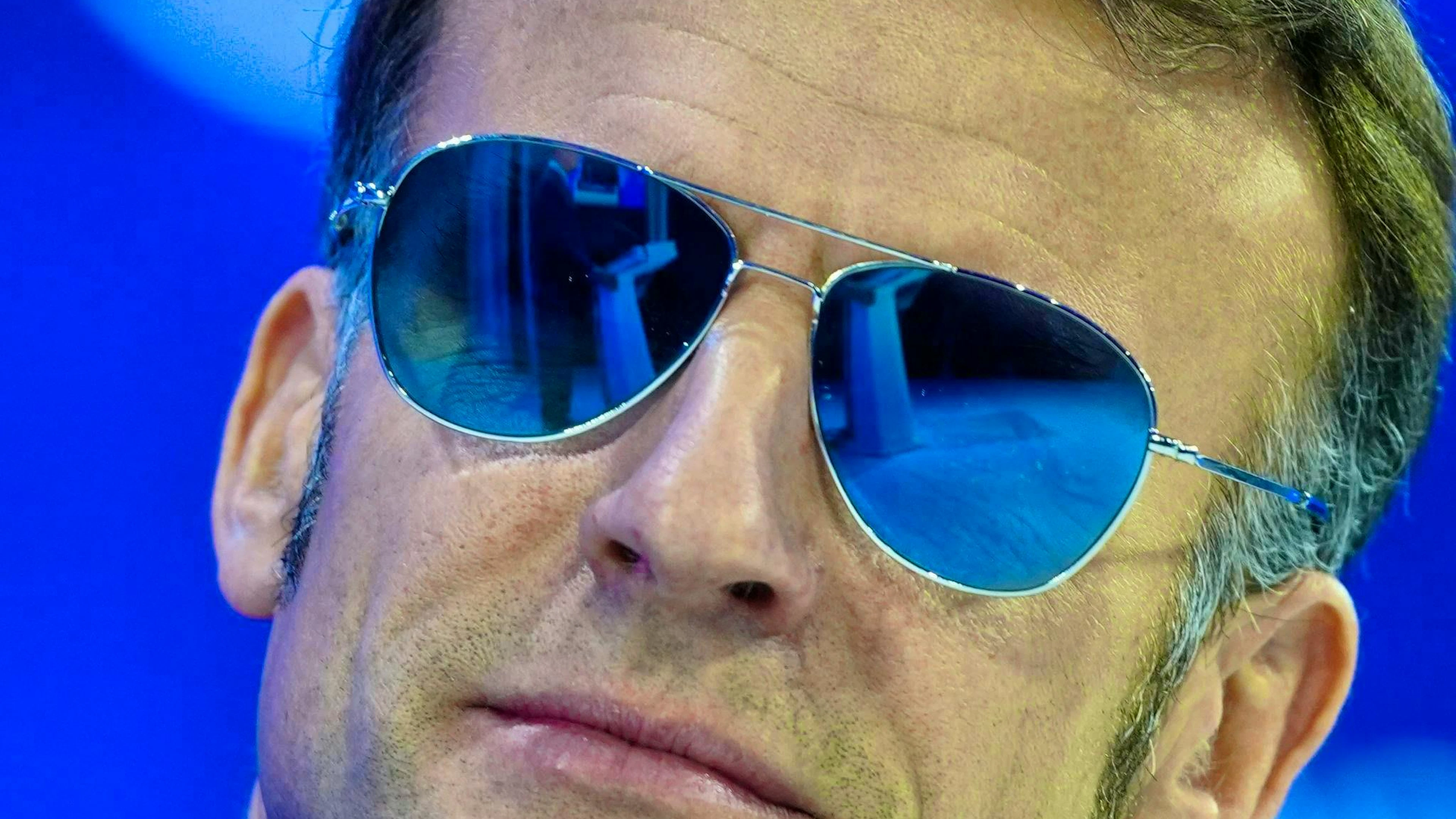 L'apparizione di Macron con gli occhiali da sole a Davos ha fatto il giro del mondo (immagine d'archivio).