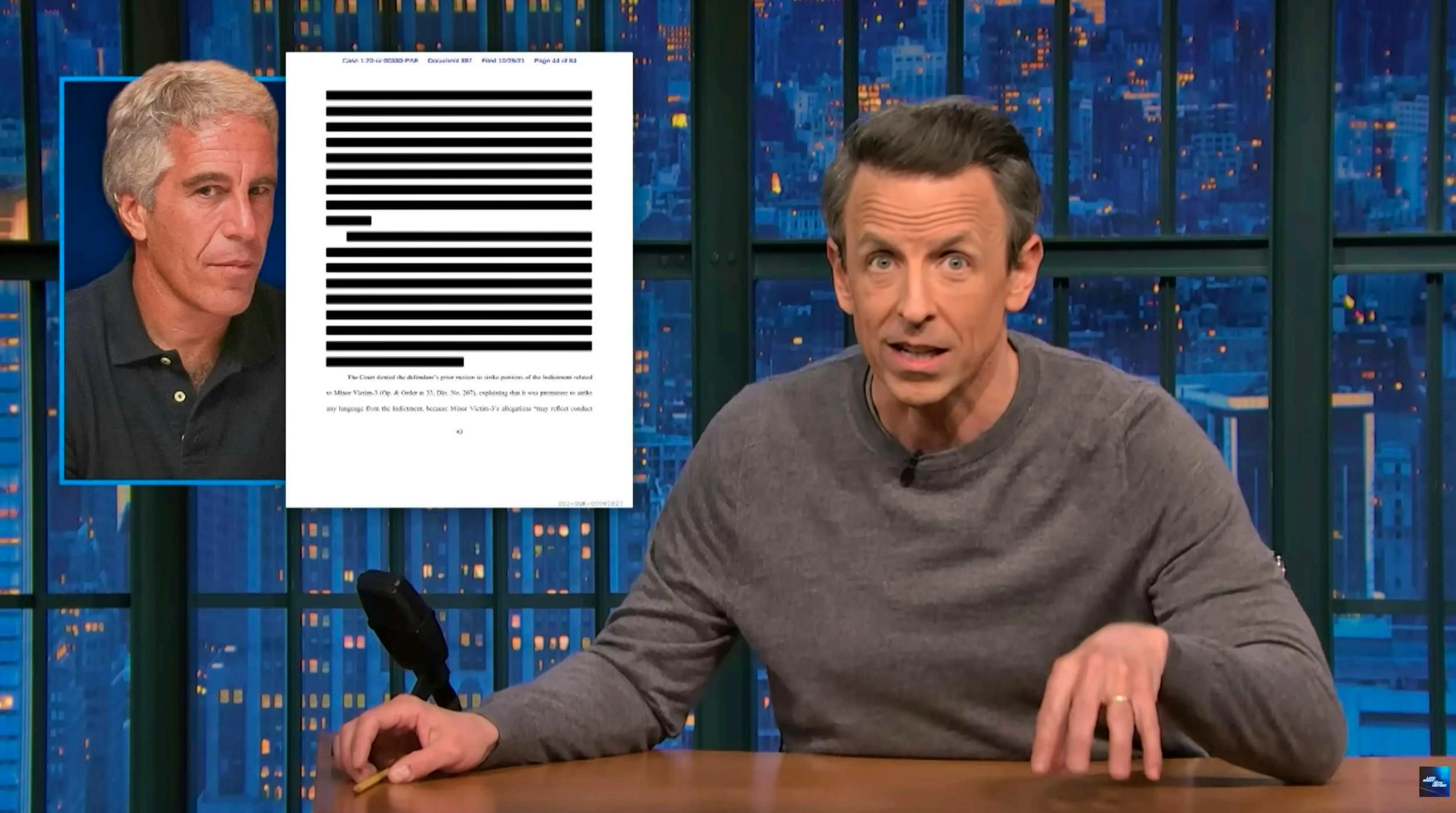 Donald Trump has discovered something that makes him even more unpopular than his handling of the Epstein files: Seth Meyers talks about his president's Greenland plans.