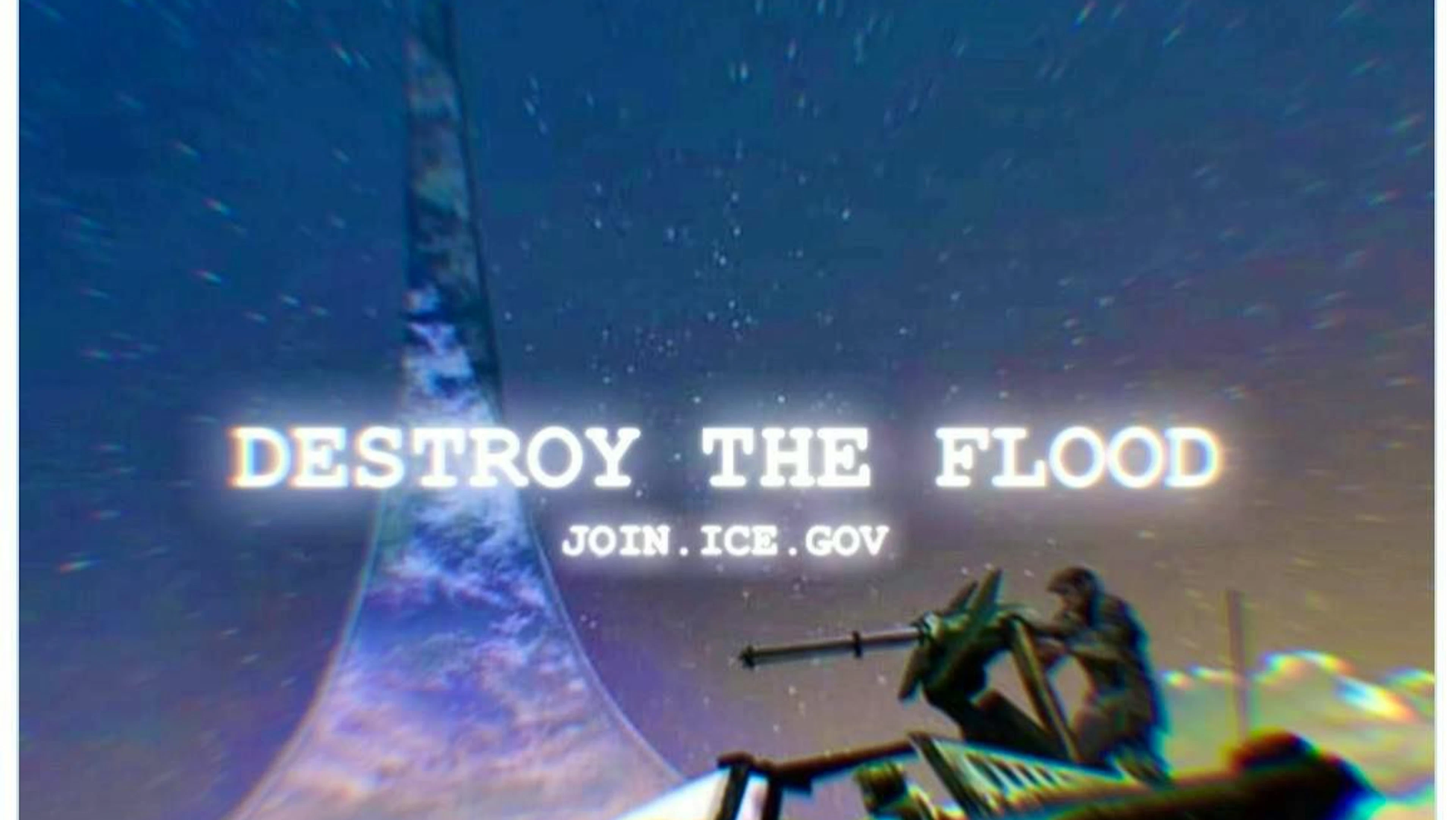 "Destroy the flood," reads this X-Post from the Department of Homeland Security. The image comes from the computer game "Halo", where the "flood" consists of parasitic aliens. Right-wing extremists are also always complaining about a "flood" of migrants. "End this fight," <a target="_blank" rel="nofollow" href="https://x.com/DHSgov/status/1982819431894901043">writes</a> the authority on October 27, 2025.