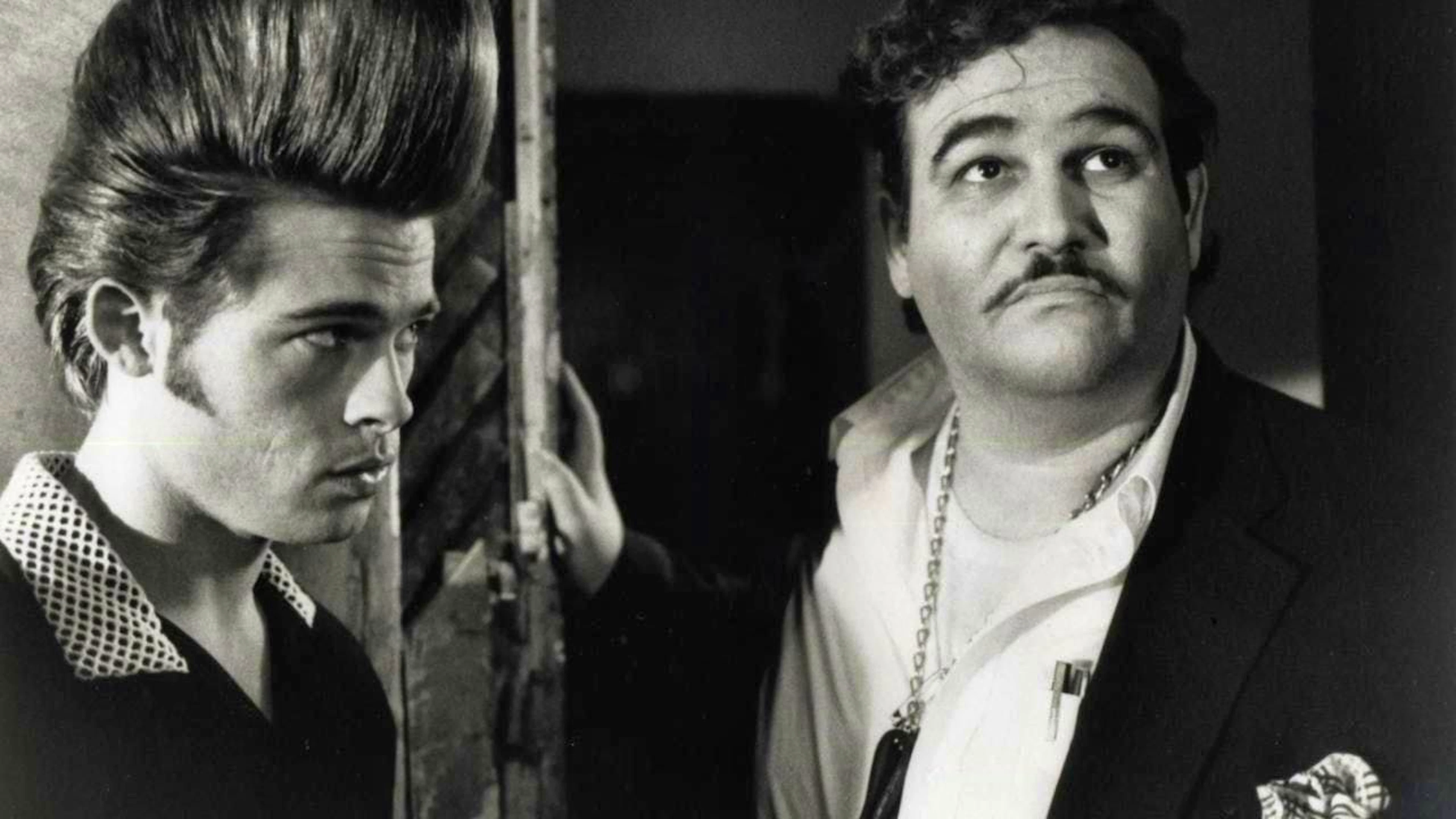 Brad Pitt and Michael Luciano in the film "Johnny Suede" (1991), which was produced by Ruth Waldburger from Zurich.