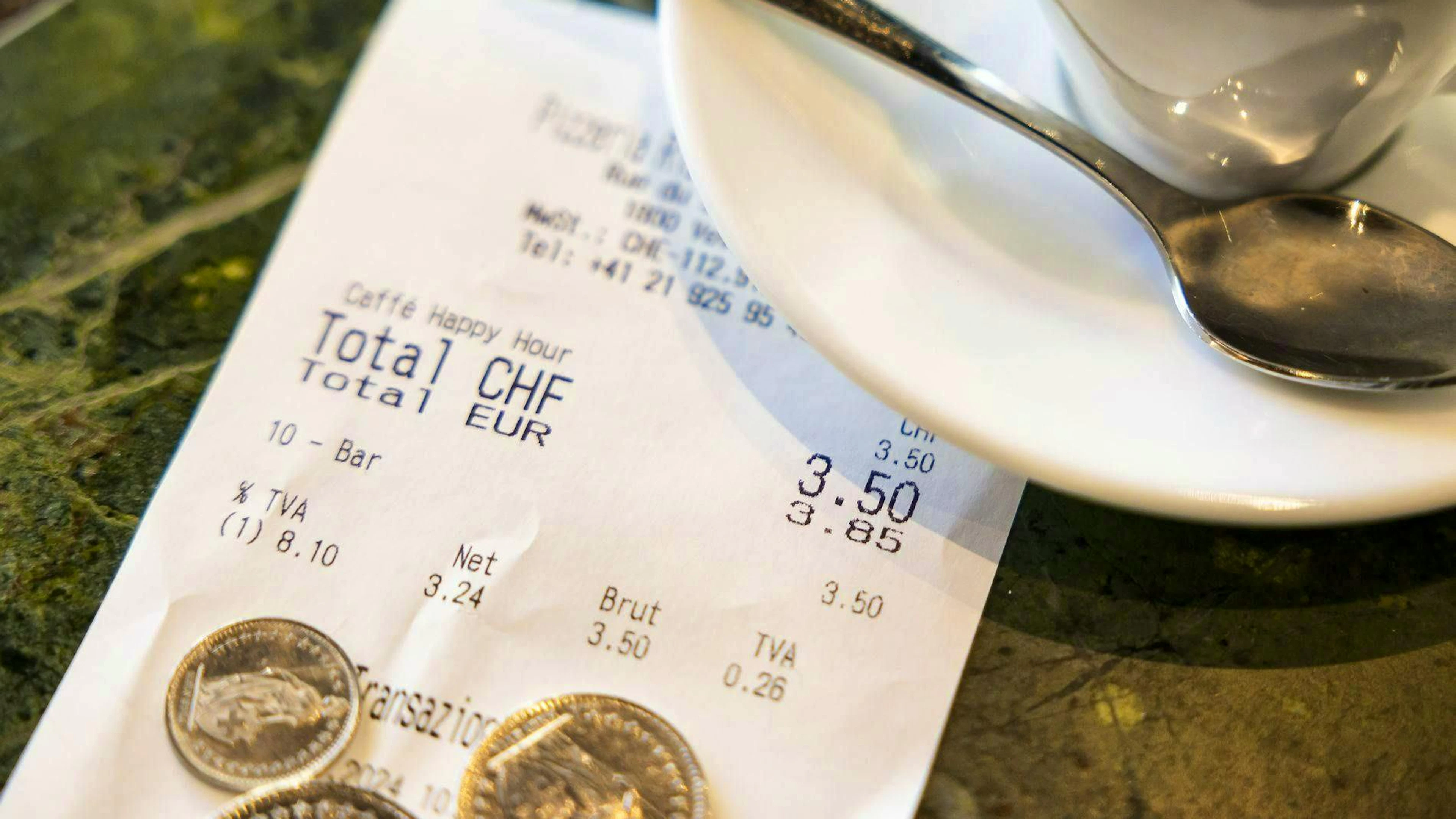We pay VAT with every cup of coffee.