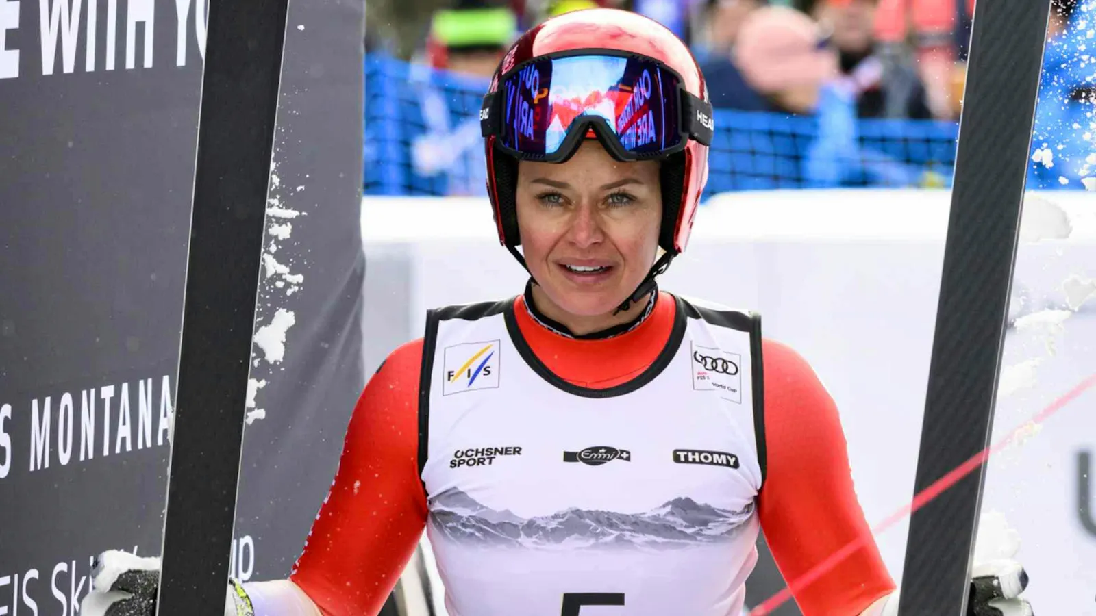 Corinne Suter: «Von der Piste her habe ich Crans-Montana noch nie so ...