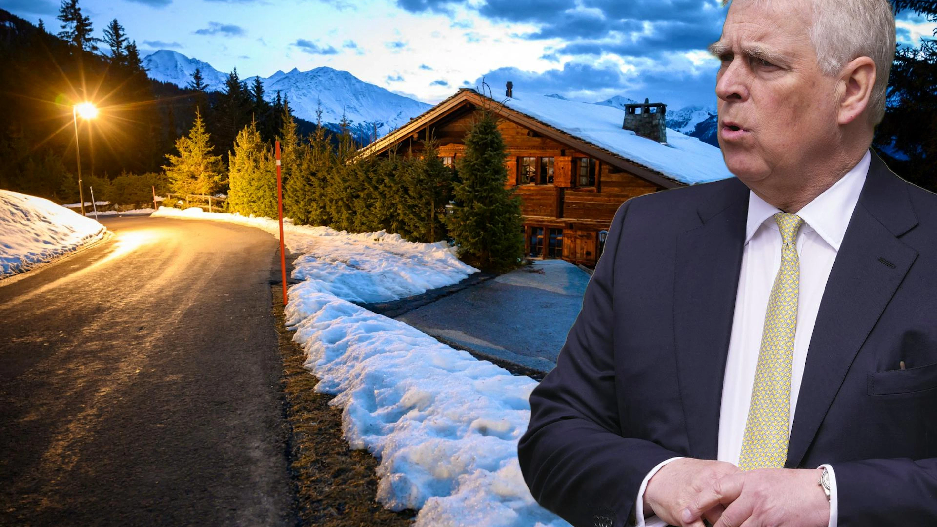 Prinz Andrew lebte in diesem Chalet in Verbier VS. 