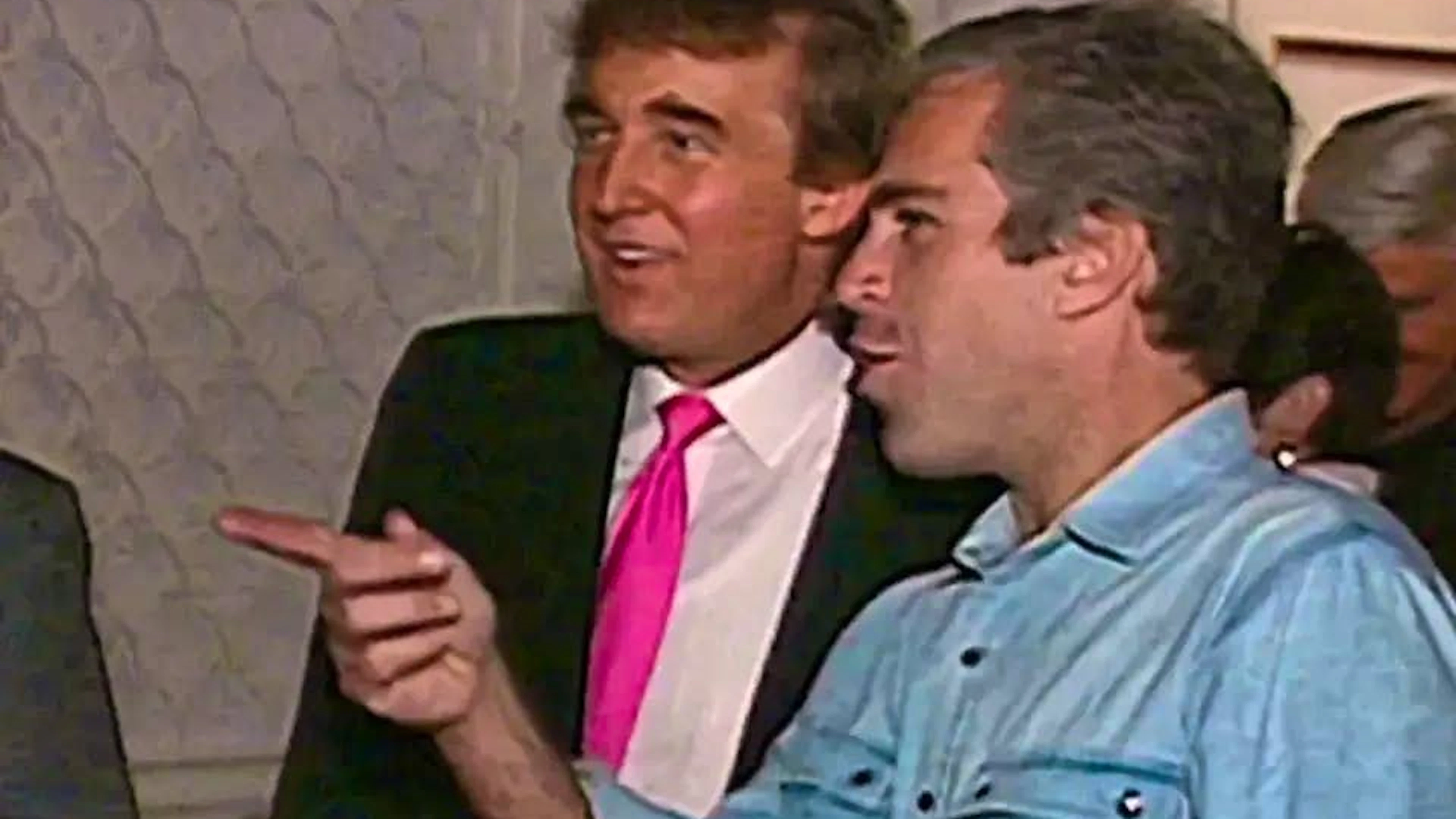 Trump et Epstein lors d'une soirée en 1992.