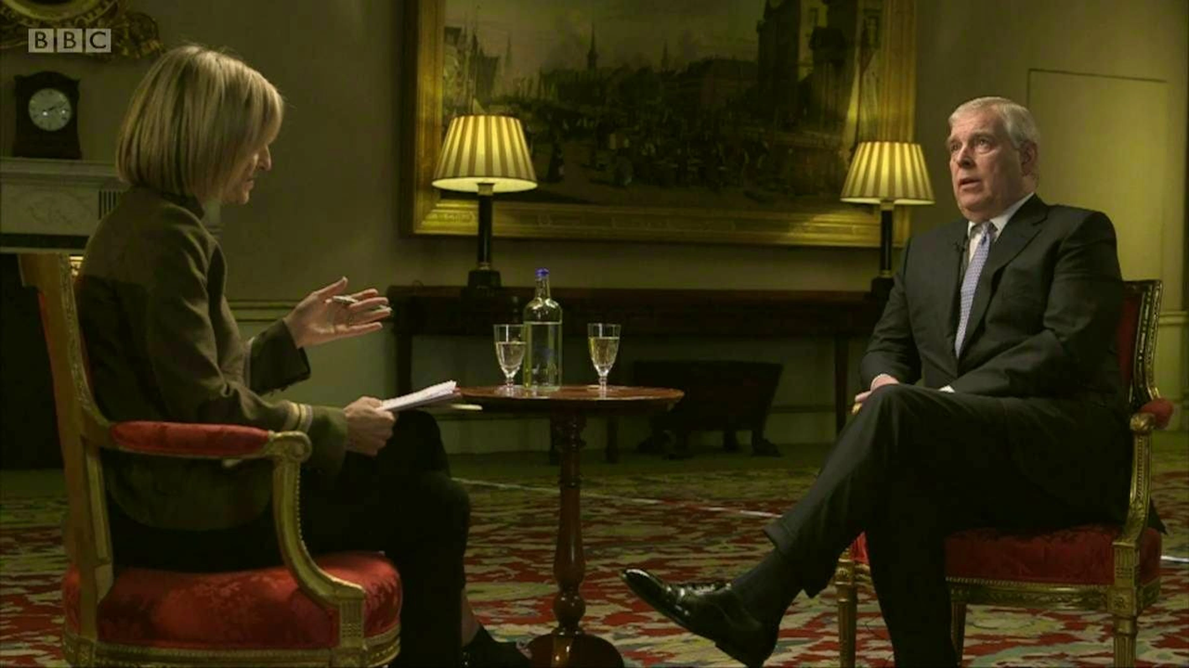 Prinz Andrew 2019 im BBC-Interview.