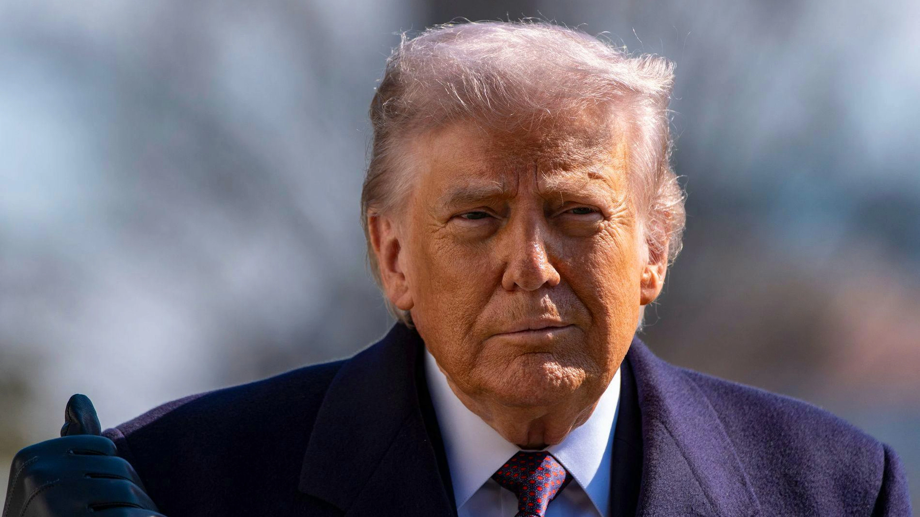 Donald Trump in un'immagine d'archivio.