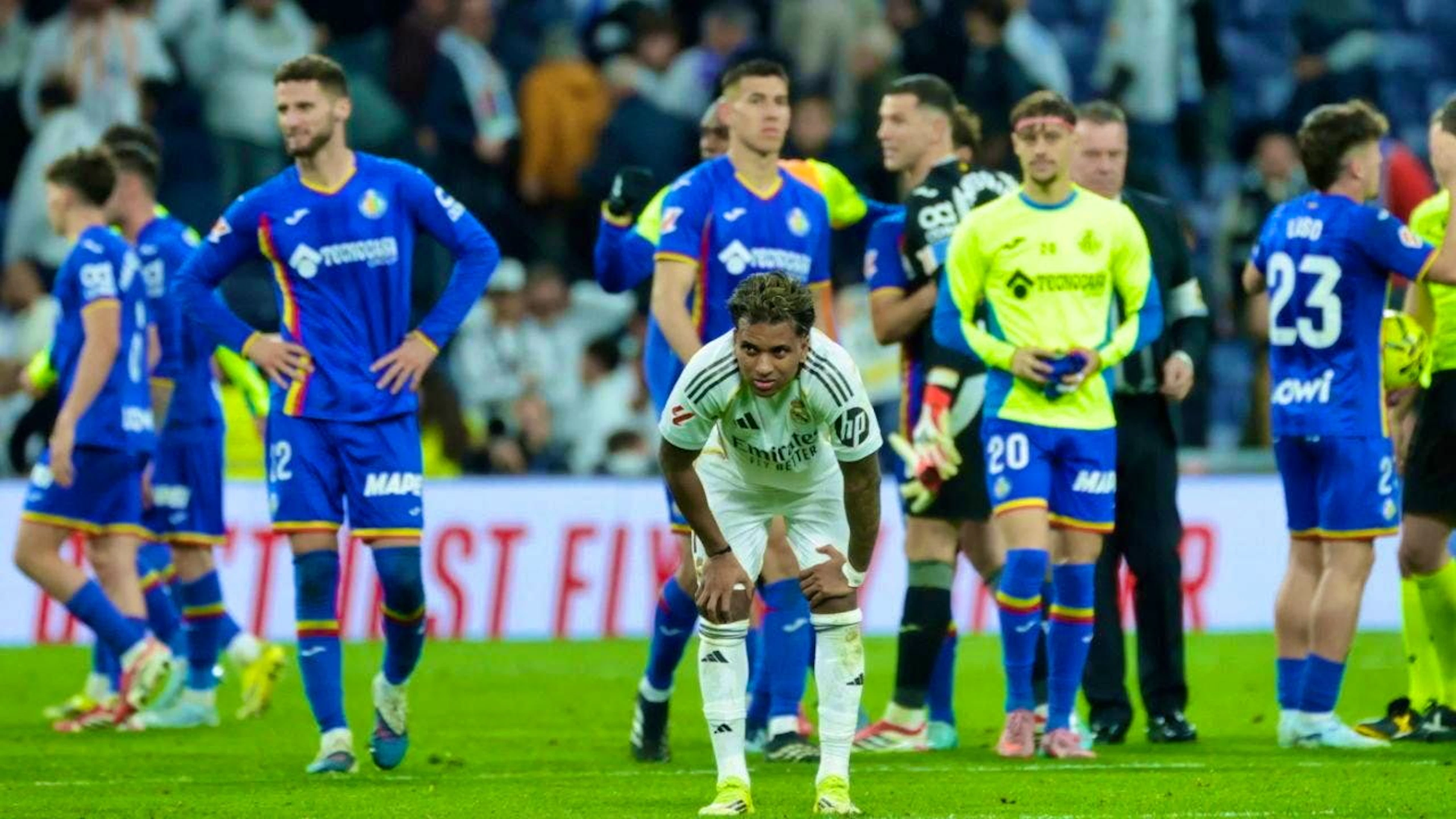 Rodrygo injured after coming on as a substitute against Getafe