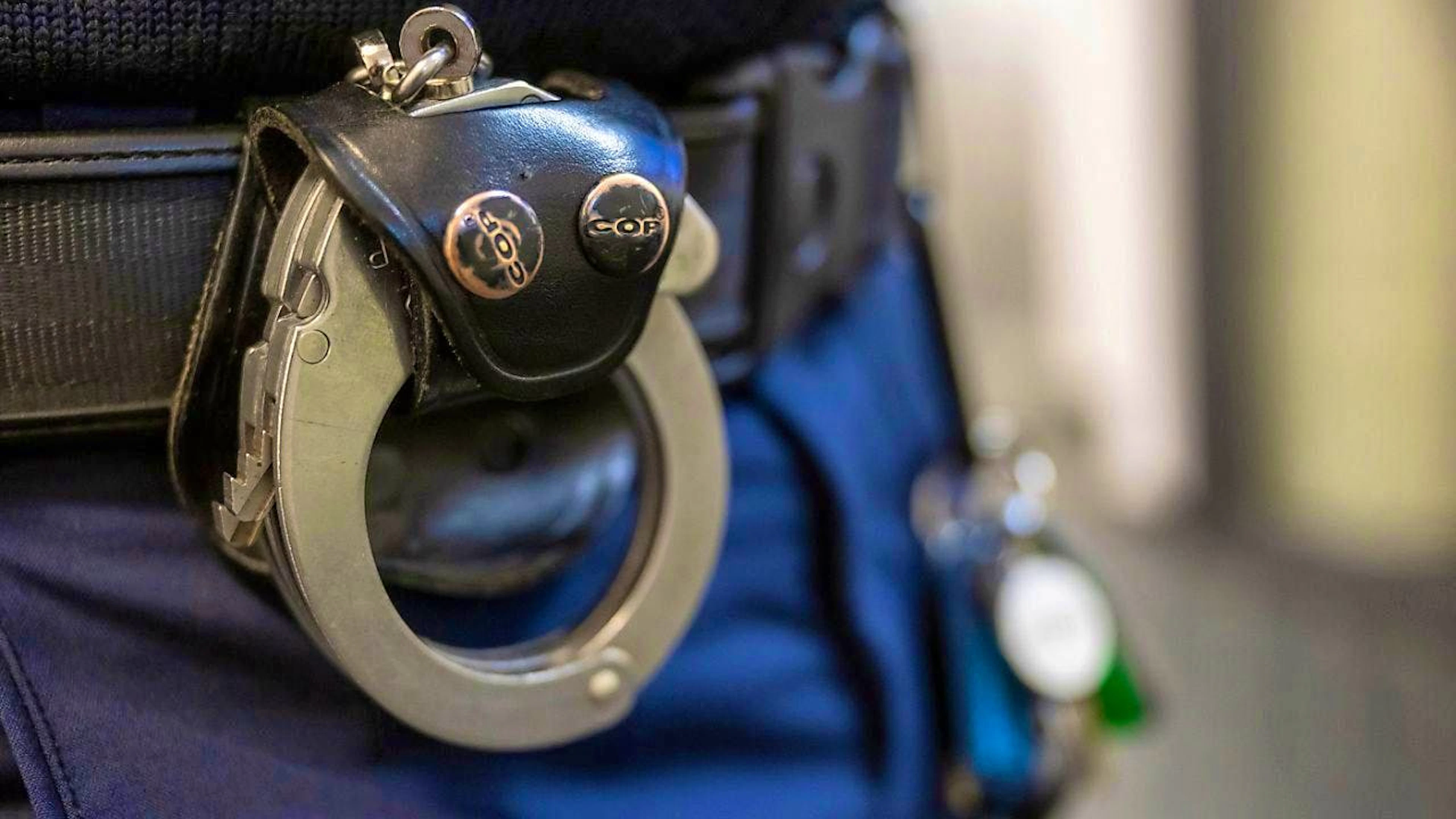 Zurich city police arrested a motorcyclist on Monday.
