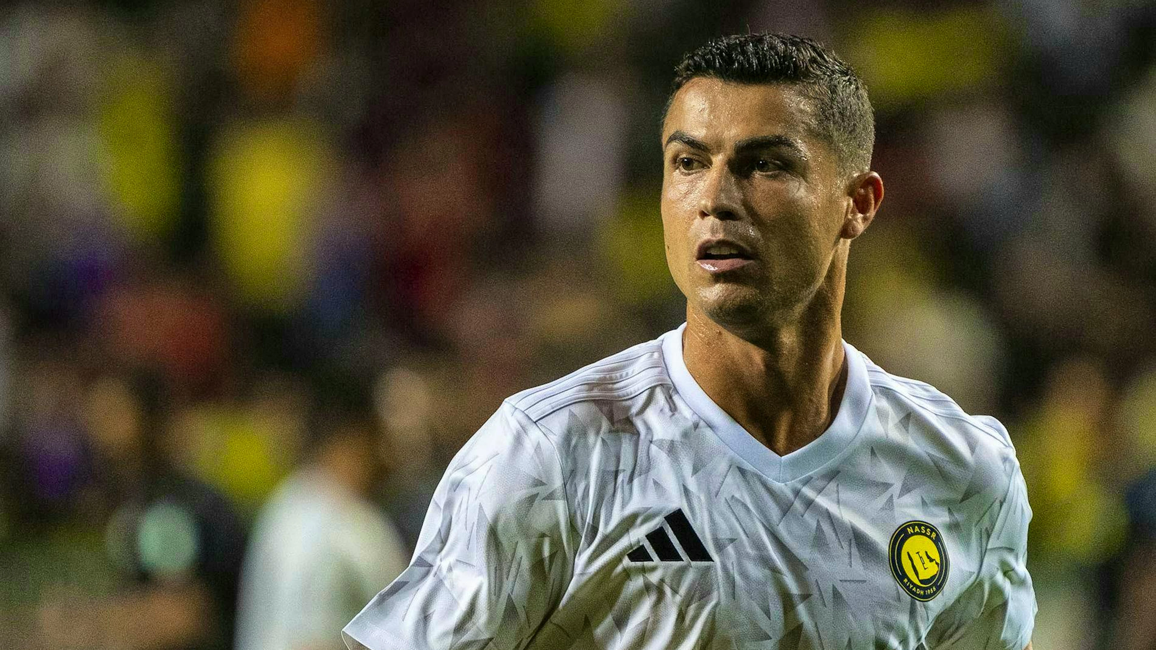 Cristiano Ronaldo gioca per l'Al-Nassr di Riyadh dal 2023.