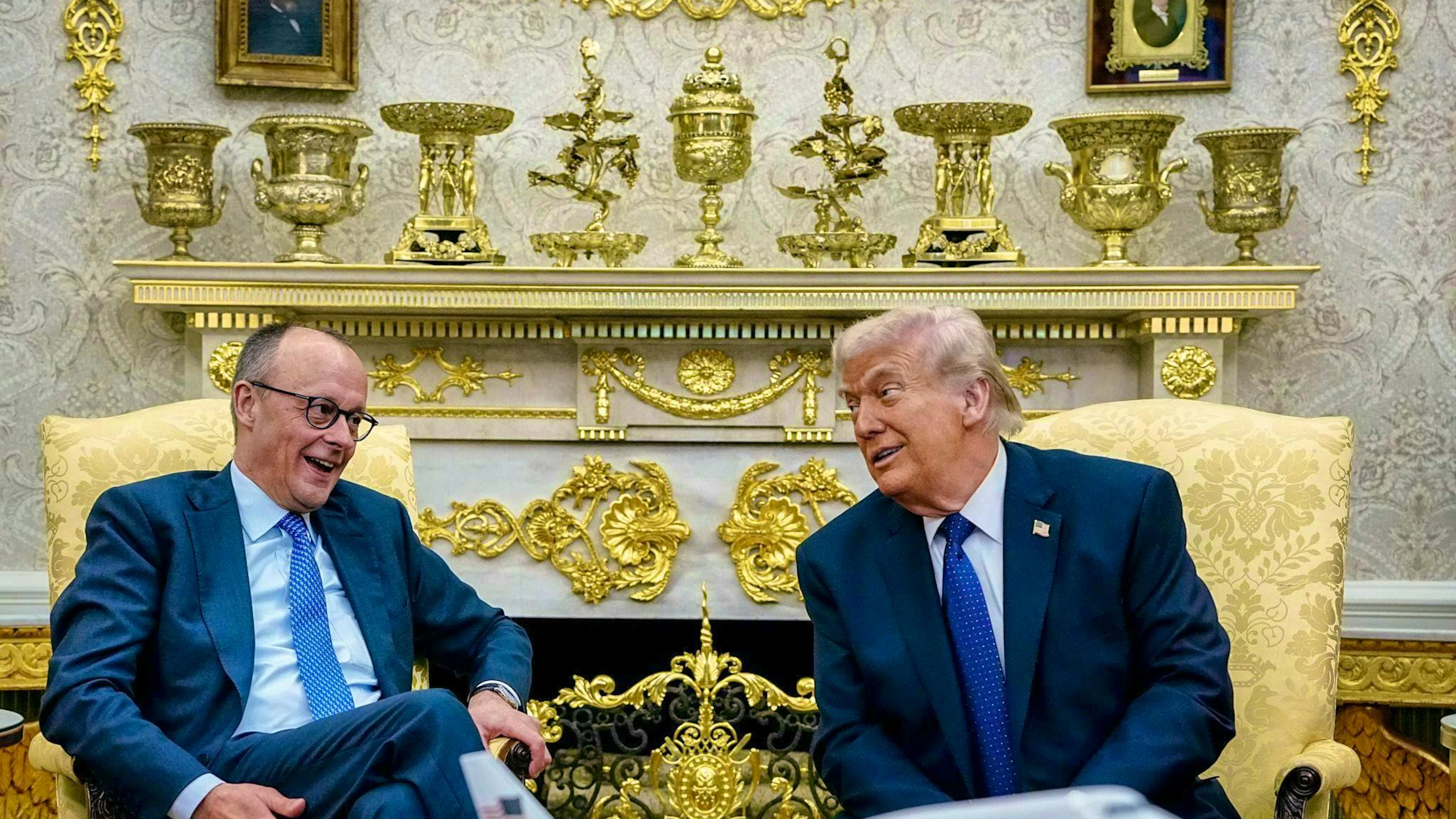 Chancellor and US President got along well again in the Oval Office.
