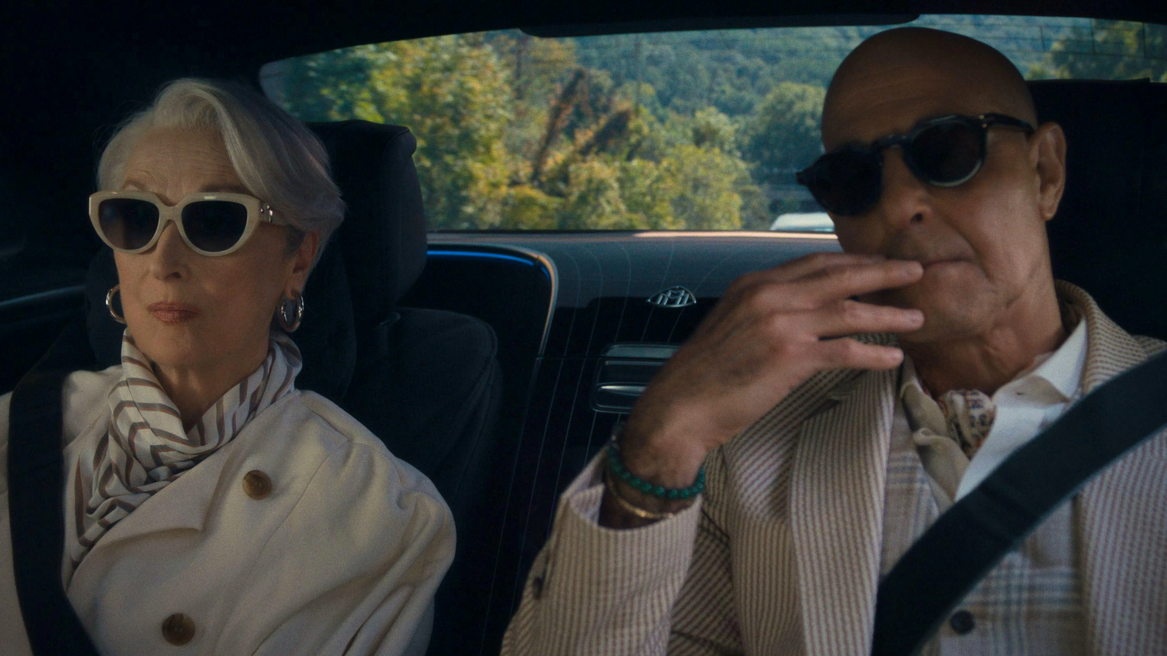 Meryl Streep als Miranda Priestly und Stanley Tucci als Nigel Kipling in «Der Teufel trägt Prada 2».